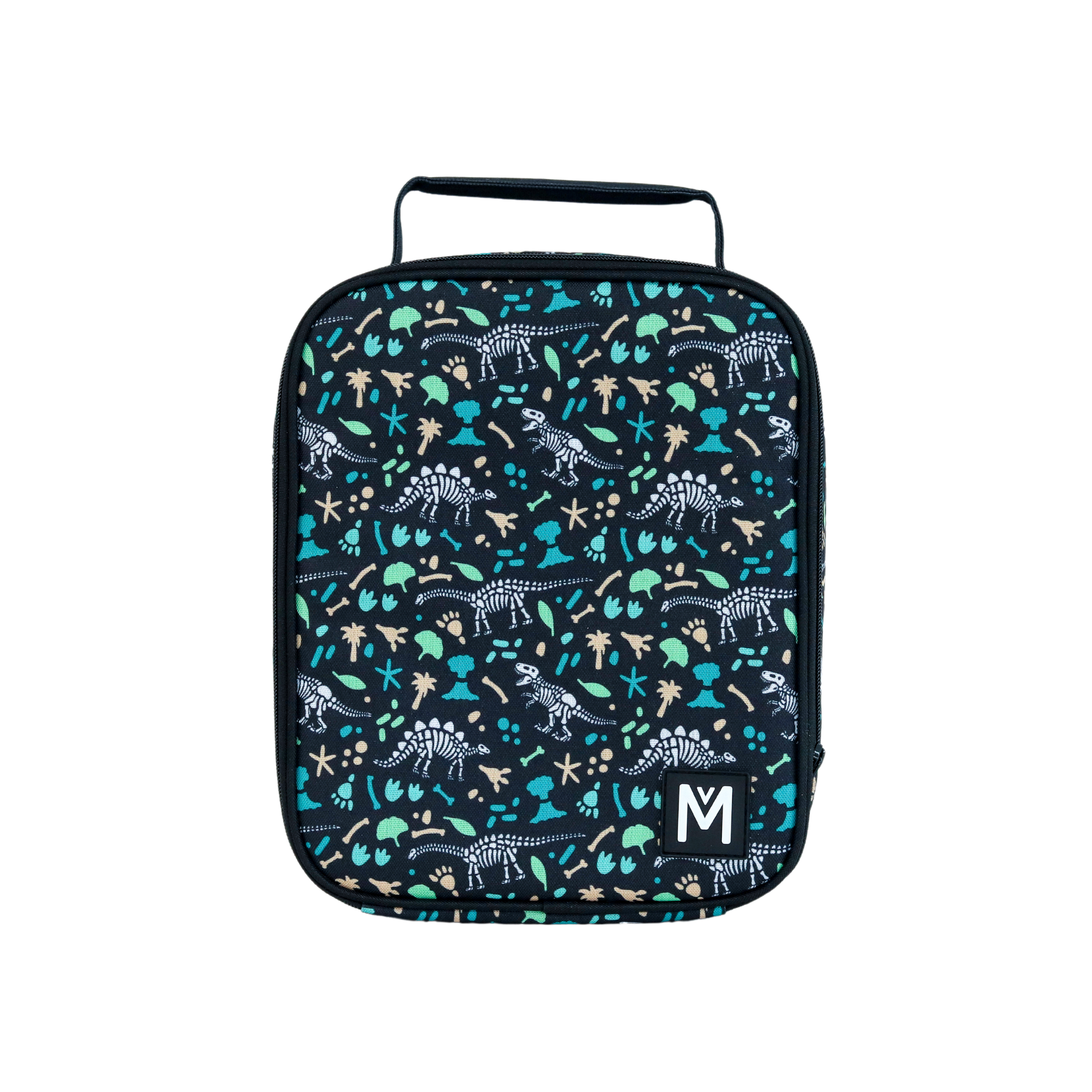 MontiiCo Large Insulated Lunch Bag for Kids - Dinosaur Themed Thermal Tote for School, Work & Picnics - BPA-Free Leakproof Food Container Carrier