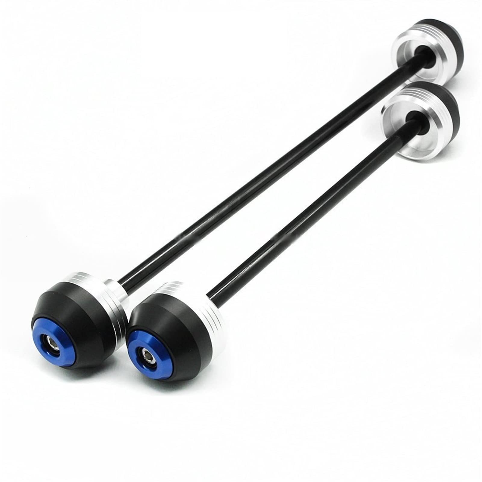 BMW S1000XR 2020-2021 Frame Sliders - Front & Rear Wheel Axle Fork Crash Protectors, Blue Motorcycle Guard Pads for Enhanced Falling Protection, Ideal for Road Trips and Urban Commuting