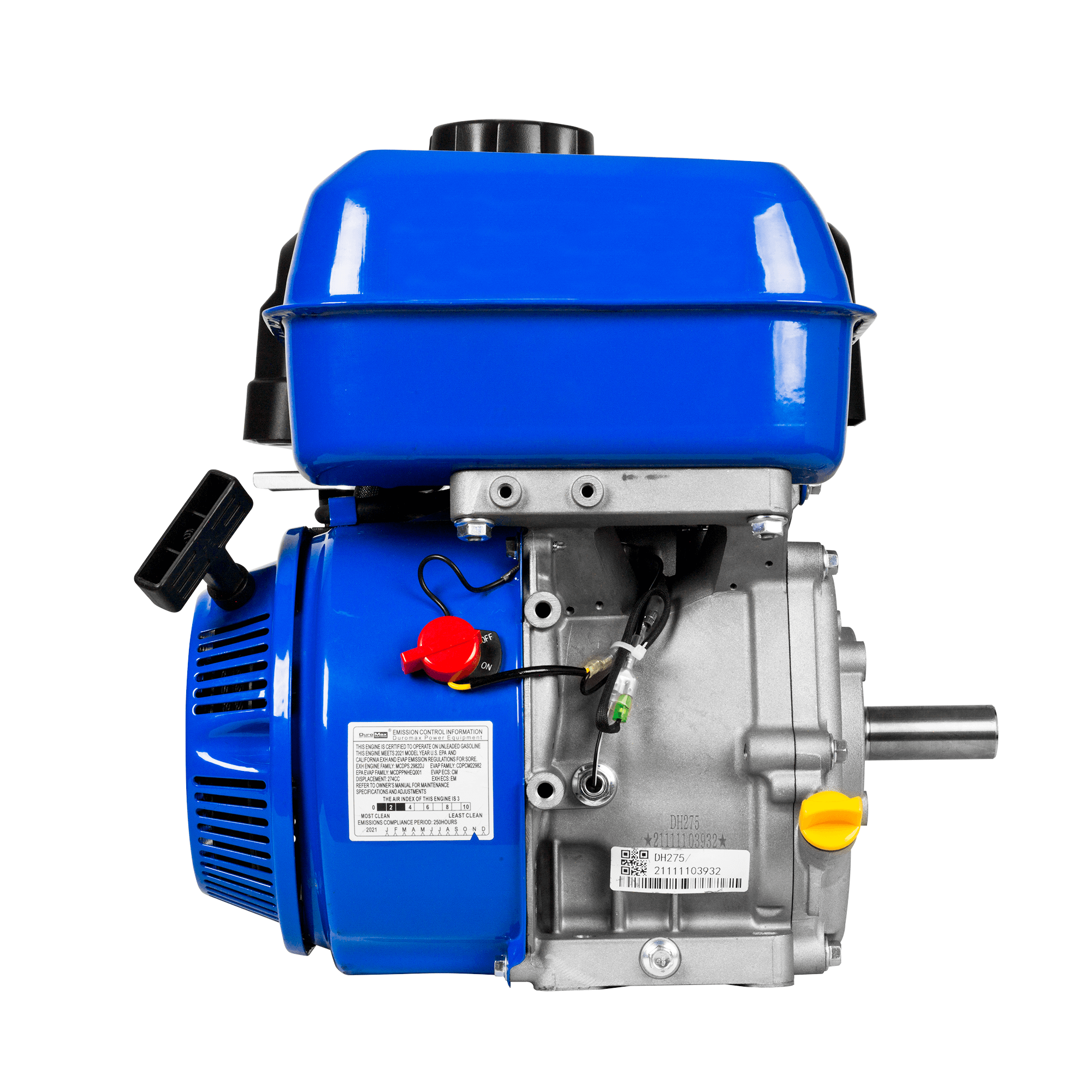 274cc 25mm Shaft Recoil Start Gasoline Engine - Powerful & Reliable for Lawn Mowers, Tillers, Generators & More - Perfect for DIY Projects & Outdoor Power Equipment