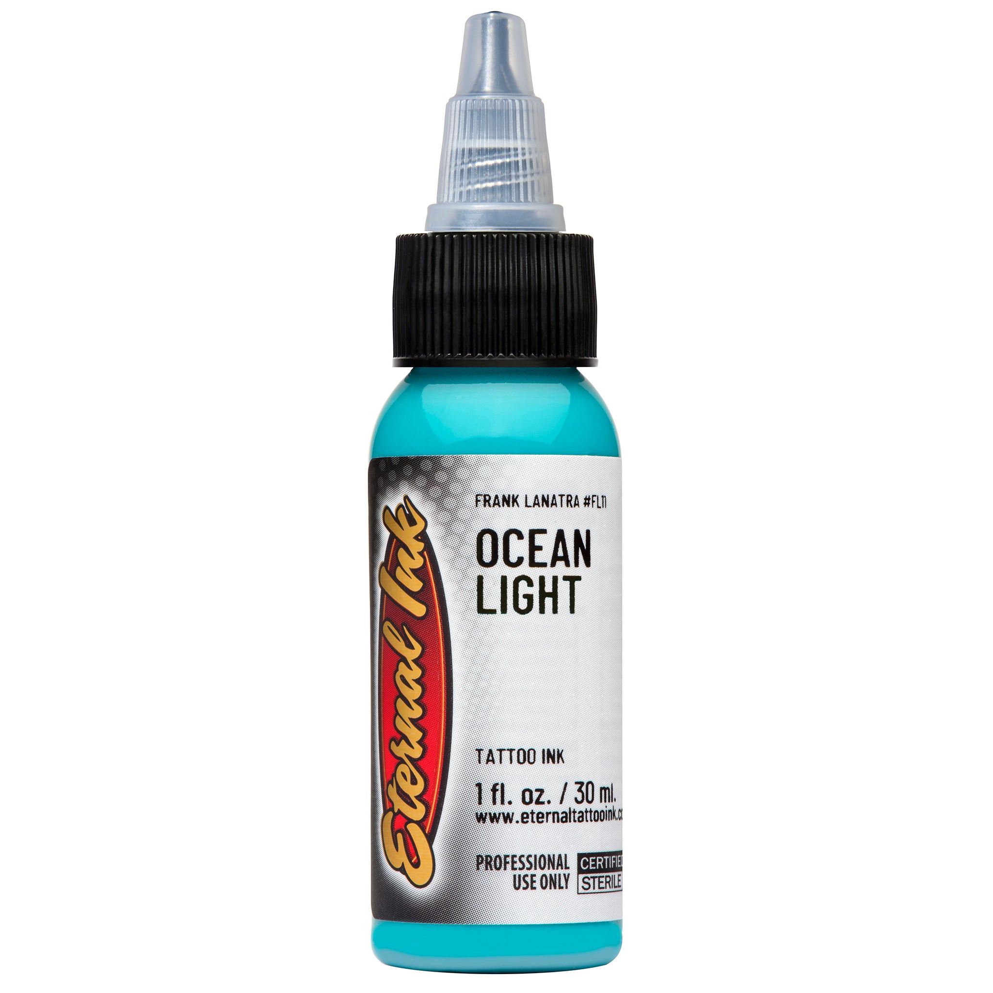 Eternal Frank La Natra Ocean Light Ink 1oz - Premium Waterproof Calligraphy Ink for Artists & Lettering - Perfect for Dip Pens, Brush Lettering, and Art Projects