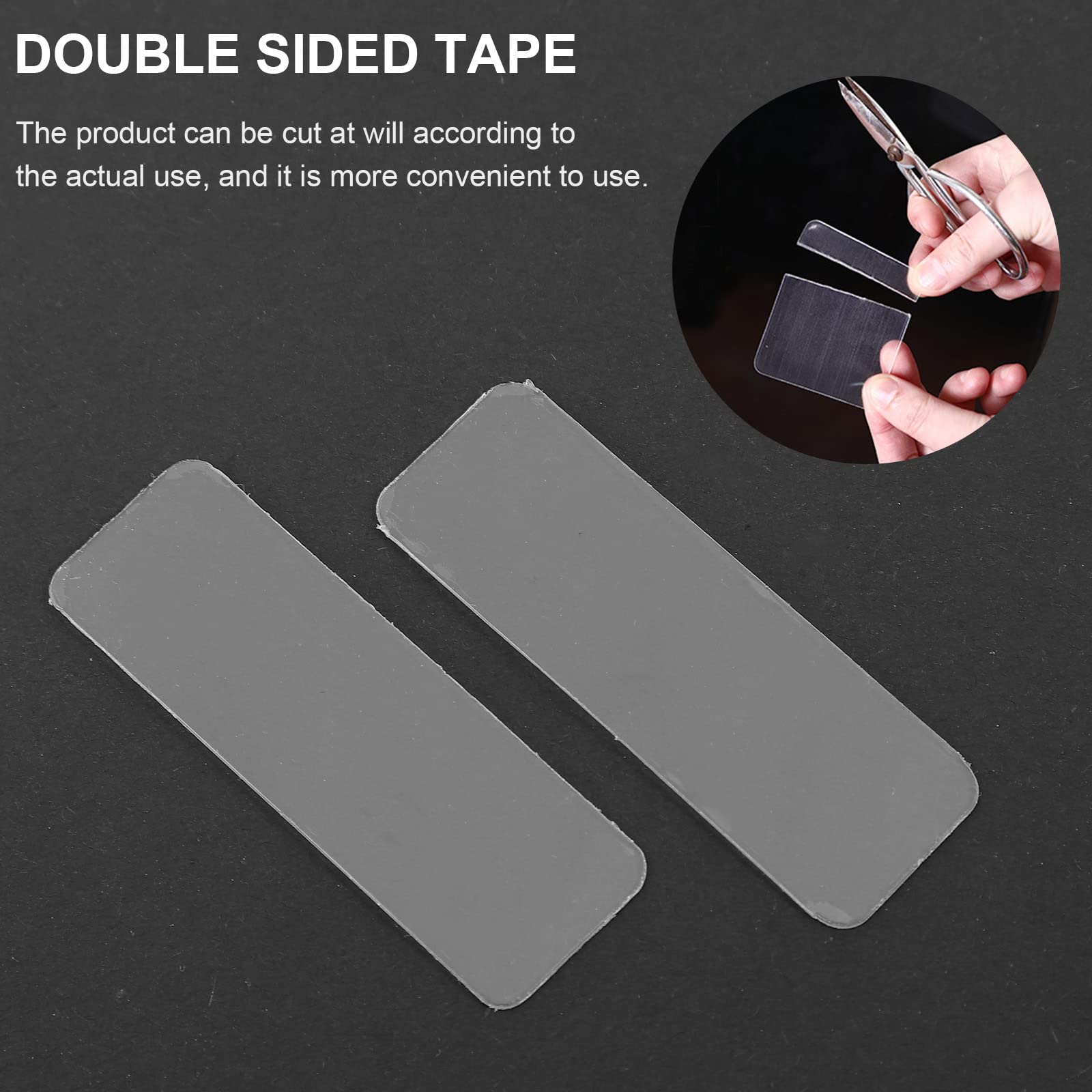 LUOZZY 120 Pcs Heavy Duty Double Sided Tape - Strong Adhesive Non-Marking Glue for Car Stickers, Wall Decals, Spring Couplets & Wedding Decor - Perfect for Home, Office & Vehicle Decoration