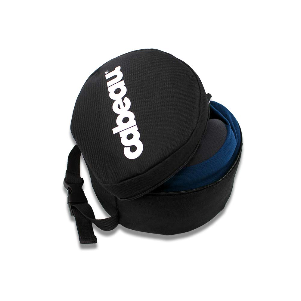 Cabeau Evolution Travel Neck Pillow with Compact Carrying Case - Compressible to Half Size, Quick-Release Clasp for Luggage & Bags - Perfect for Airplanes, Road Trips & Office Naps