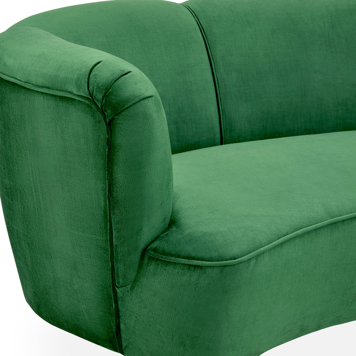 Parker Curved Sofa - Modern Sectional Couch for Living Room, Lounge & Office - Comfortable L-Shaped Sofa with Soft Cushions