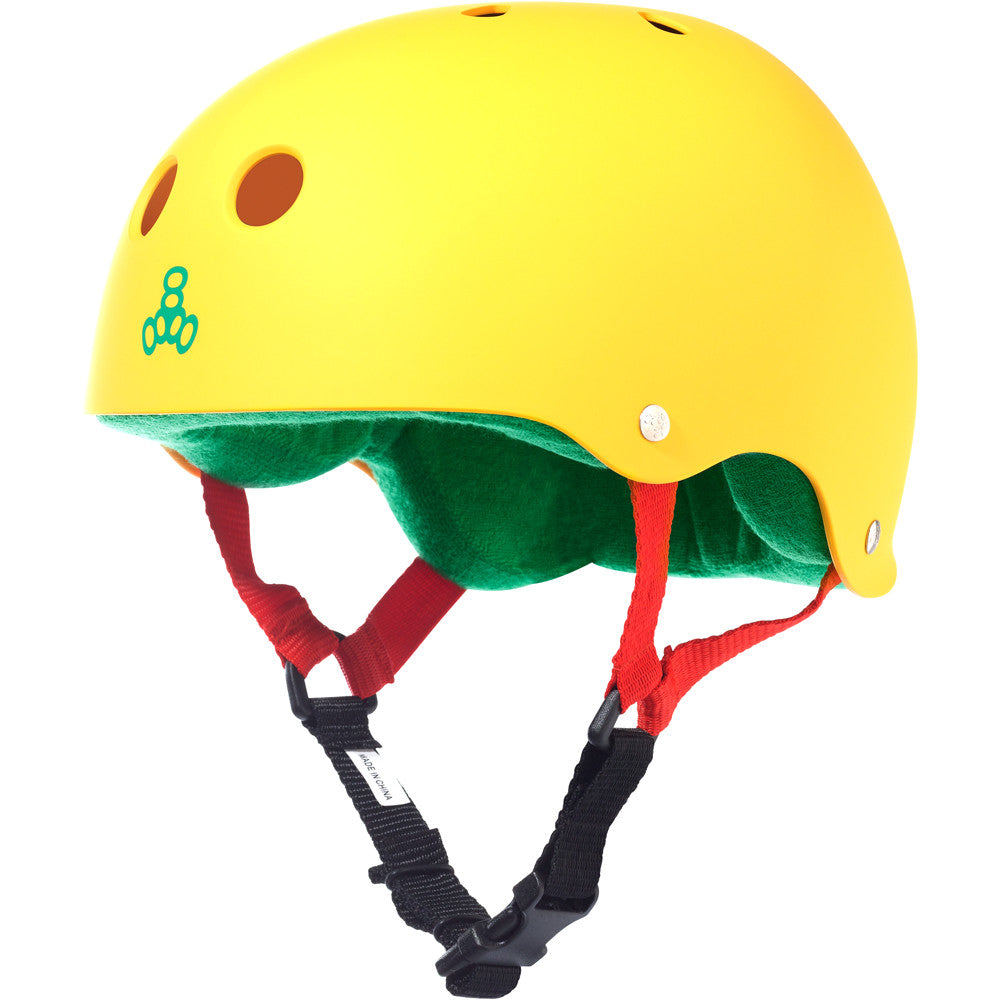 Triple 8 Sweatsaver Rubber Helmet for Skateboarding, Cycling & Roller Skating - Lightweight & Comfortable Safety Gear for Adults & Kids