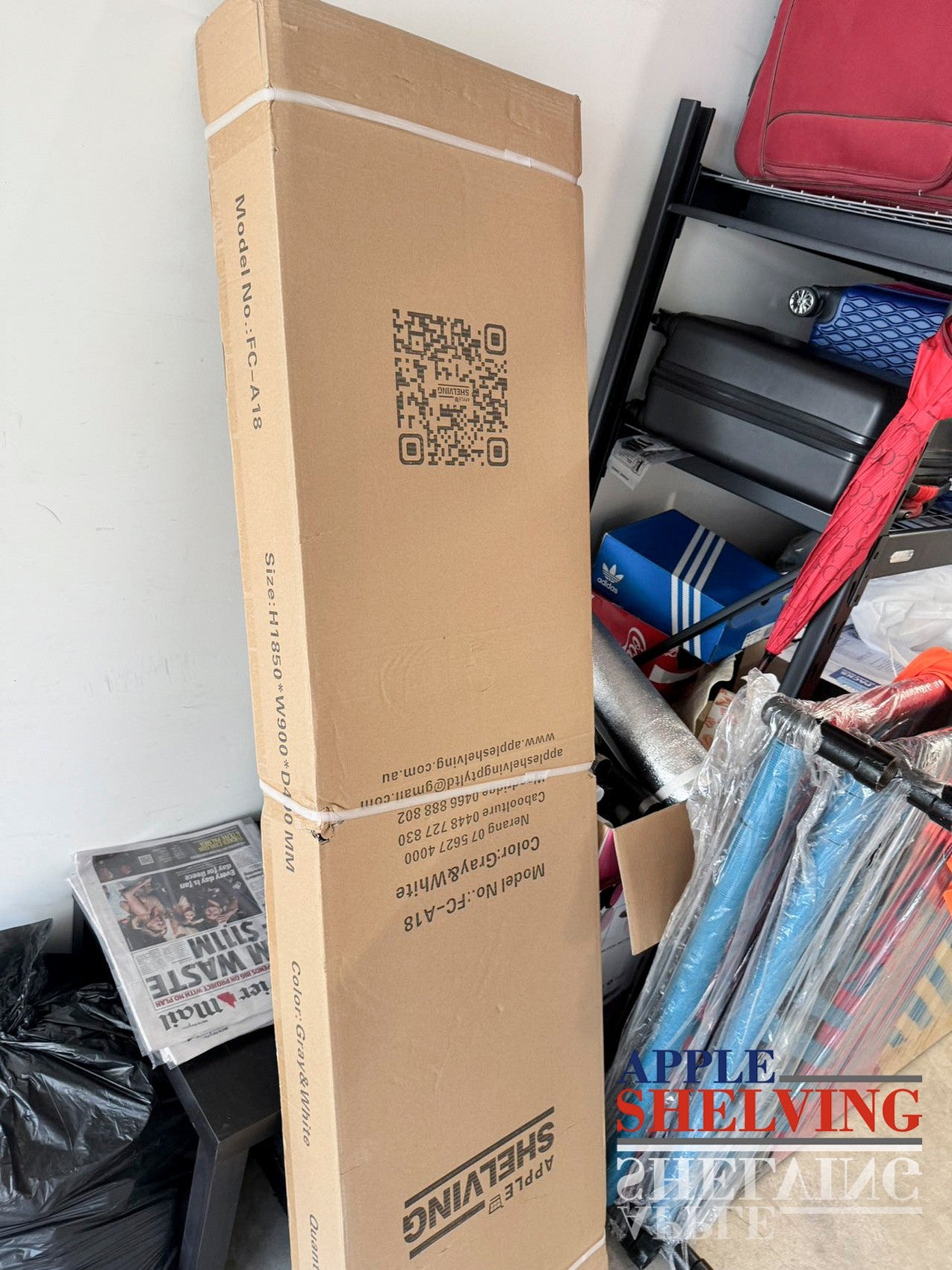 2-Door Lockable Steel Storage Cabinet - Secure Organizer for Home, Office, or Garage - Perfect for Storing Tools, Files, and Supplies