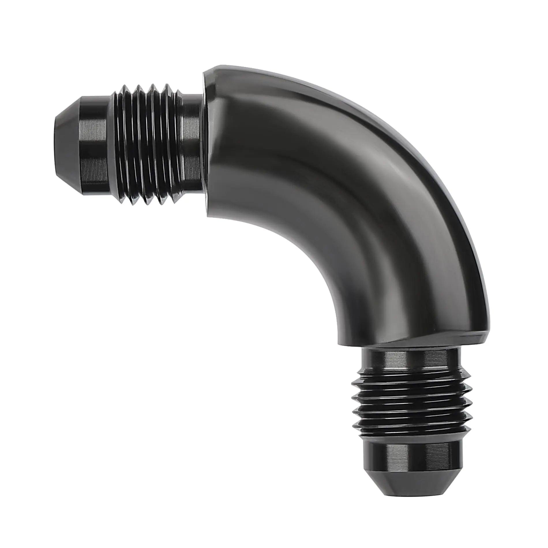 EVIL ENERGY AN Male to Male Full Flow Swivel Coupler Union Fitting Adapter - High Performance Aluminum AN Fittings for Fuel, Oil & Coolant Lines - Perfect for Automotive, Racing & Marine Applications