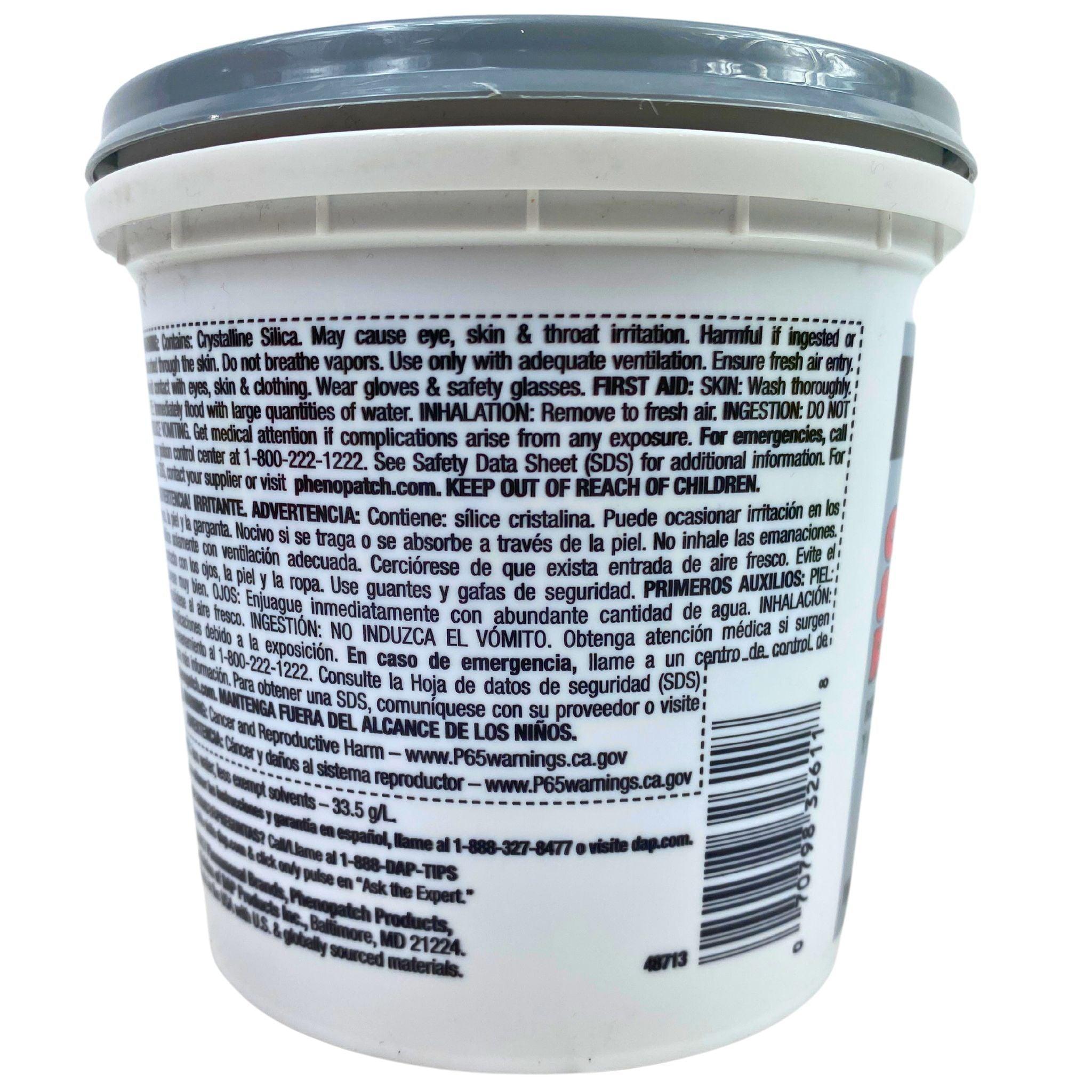 DAP Concrete & Mortar Repair 32OZ (50 Pcs Lot) - Fast-Drying, High-Strength Solution for Cracks & Holes - Perfect for Driveways, Sidewalks & Foundation Repairs