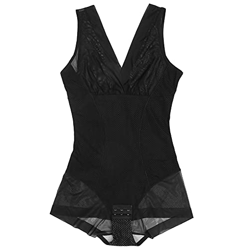 Postpartum Body Shaper for Women - Tummy Control Waist Trainer & Butt Lifting Shapewear Bodysuit - Slimming Underwear for Abdomen & Hip Enhancement (Black, Large) - Perfect for Post-Pregnancy Recovery, Workout & Everyday Wear