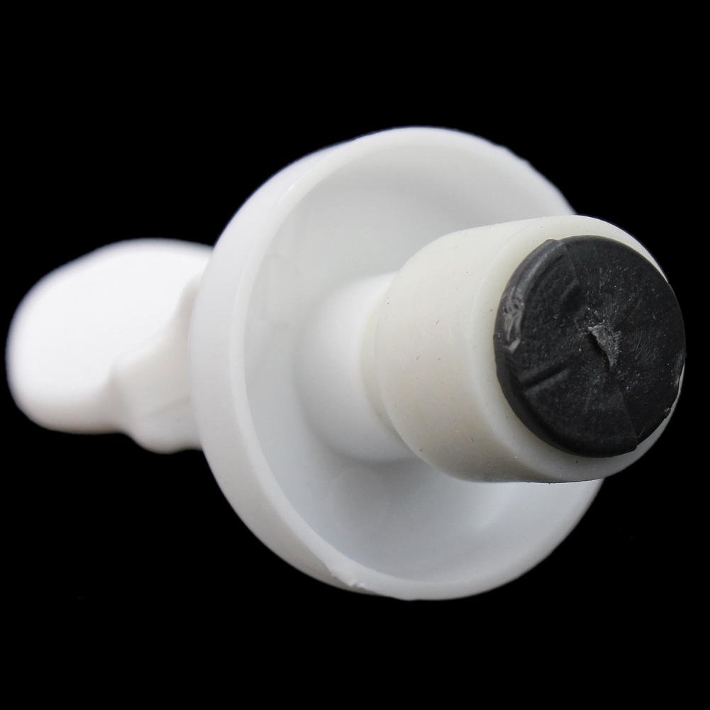 6-Pack White Plastic Wine Bottle Stoppers - Reusable Seal Caps for Wine, Beer & Soda Bottles - Perfect for Home Bars, Parties & Food Storage