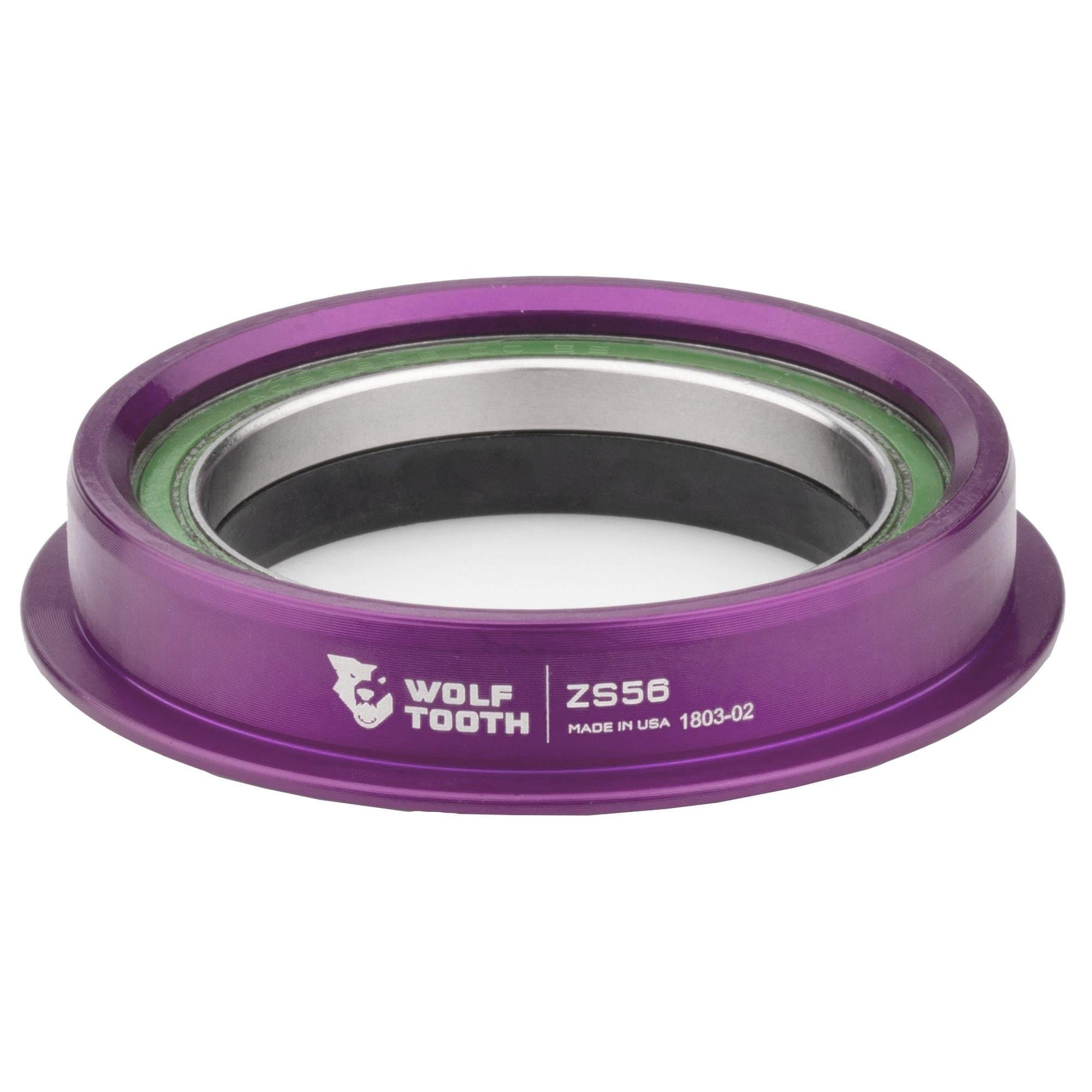 Wolf Tooth Premium Zero Stack (ZS) Headset - Lightweight MTB & Road Bike Headset for Smooth Steering - Perfect for Trail Riding, Commuting & Performance Cycling