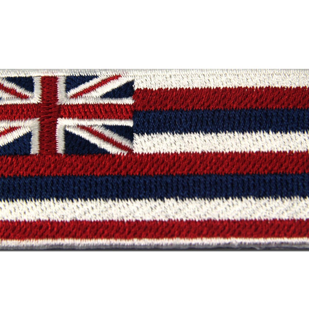 Hawaii State Flag Embroidered Patch - Iron On or Sew On HI Emblem for Jackets, Hats, Bags & DIY Crafts