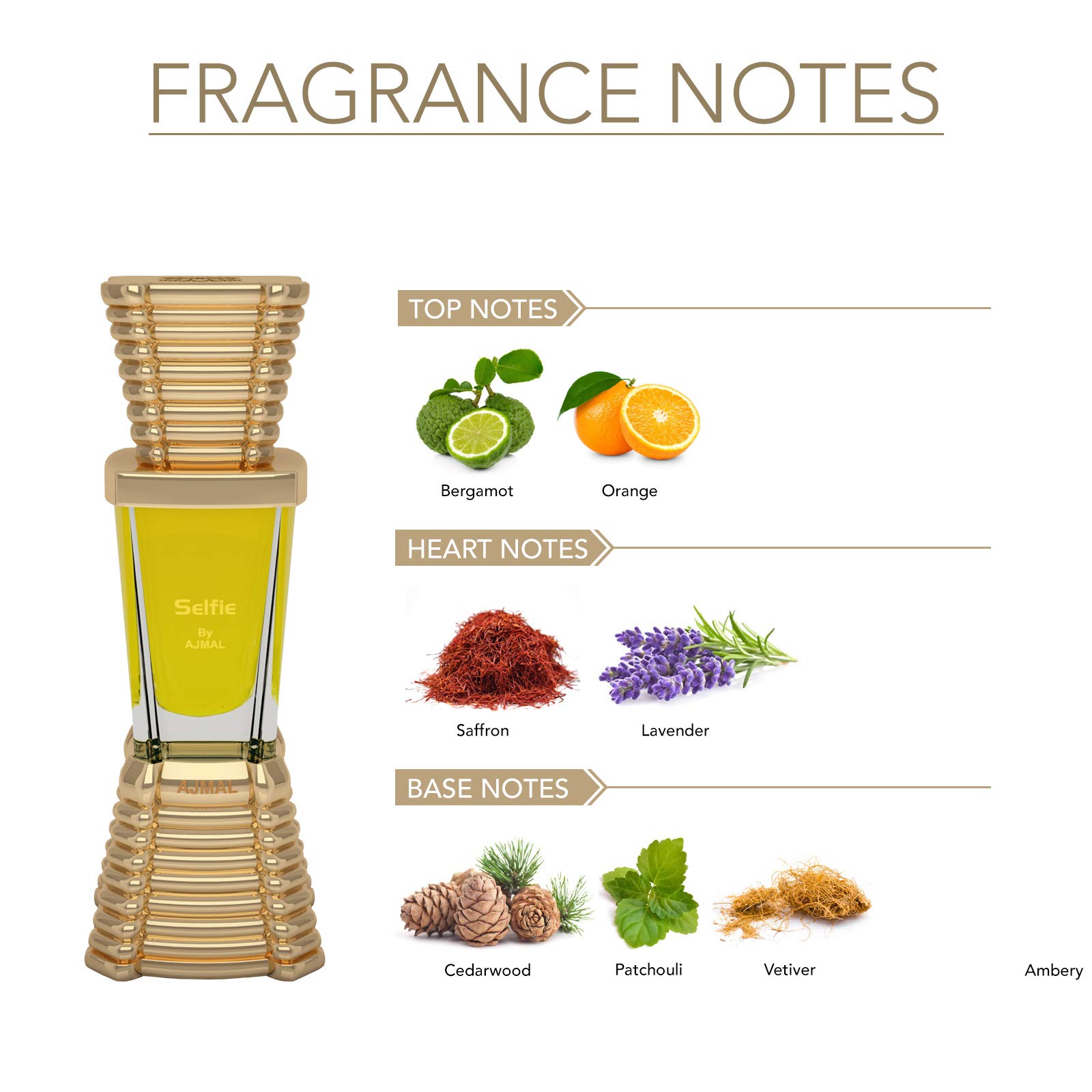 AJMAL Khofooq Premium Concentrated Perfume Oil - Woody Oudh Scent, Alcohol-Free Attar (18ml) for Men & Women | Long-Lasting Fragrance for Date Nights, Special Occasions & Daily Wear + FREE Perfume Tester