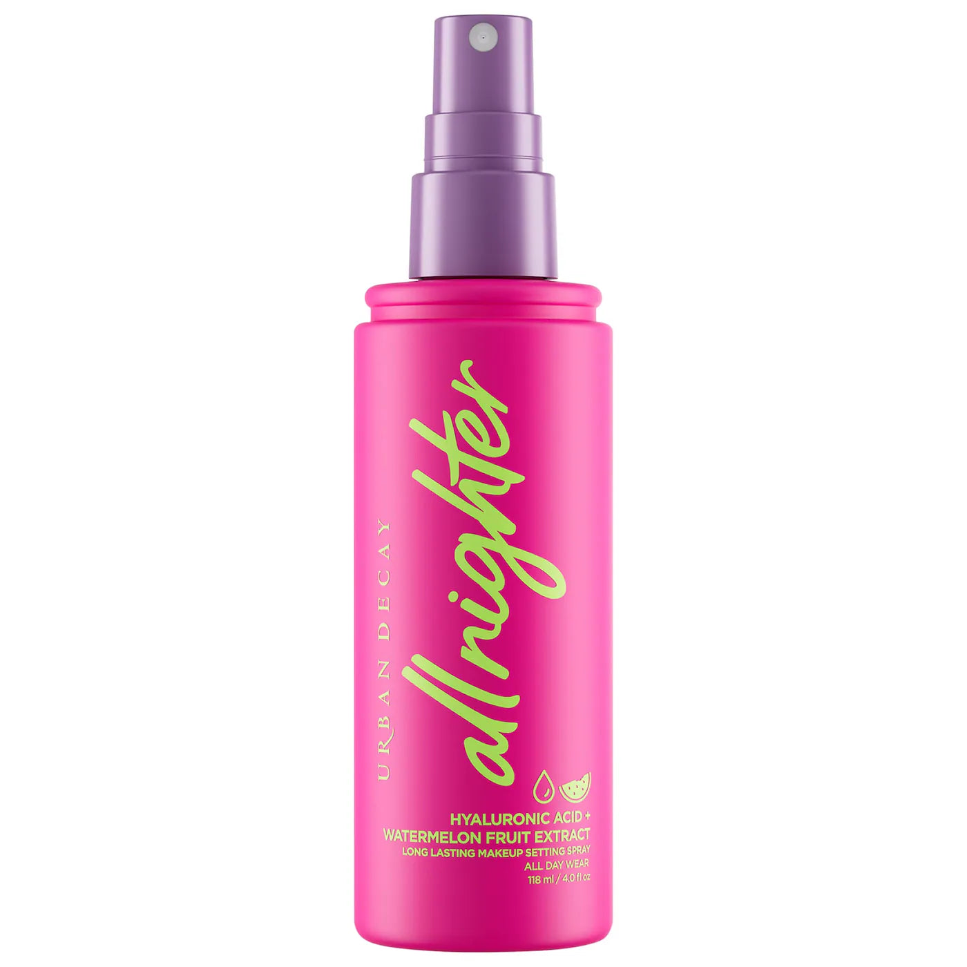 Urban Decay All Nighter Long-Lasting Makeup Setting Spray - 118ml (5 Variants) | Oil-Free, Matte Finish | Perfect for Parties, Weddings & All-Day Wear