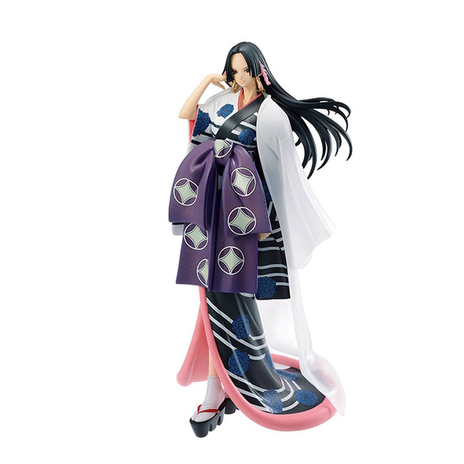 Boa Hancock One Piece Anime Action Figure - 23cm Collectible Statue, Handmade PVC Decorative Model, Eco-Friendly Anime Gift for Fans | Perfect for Display, Anime Collections & Birthday Presents