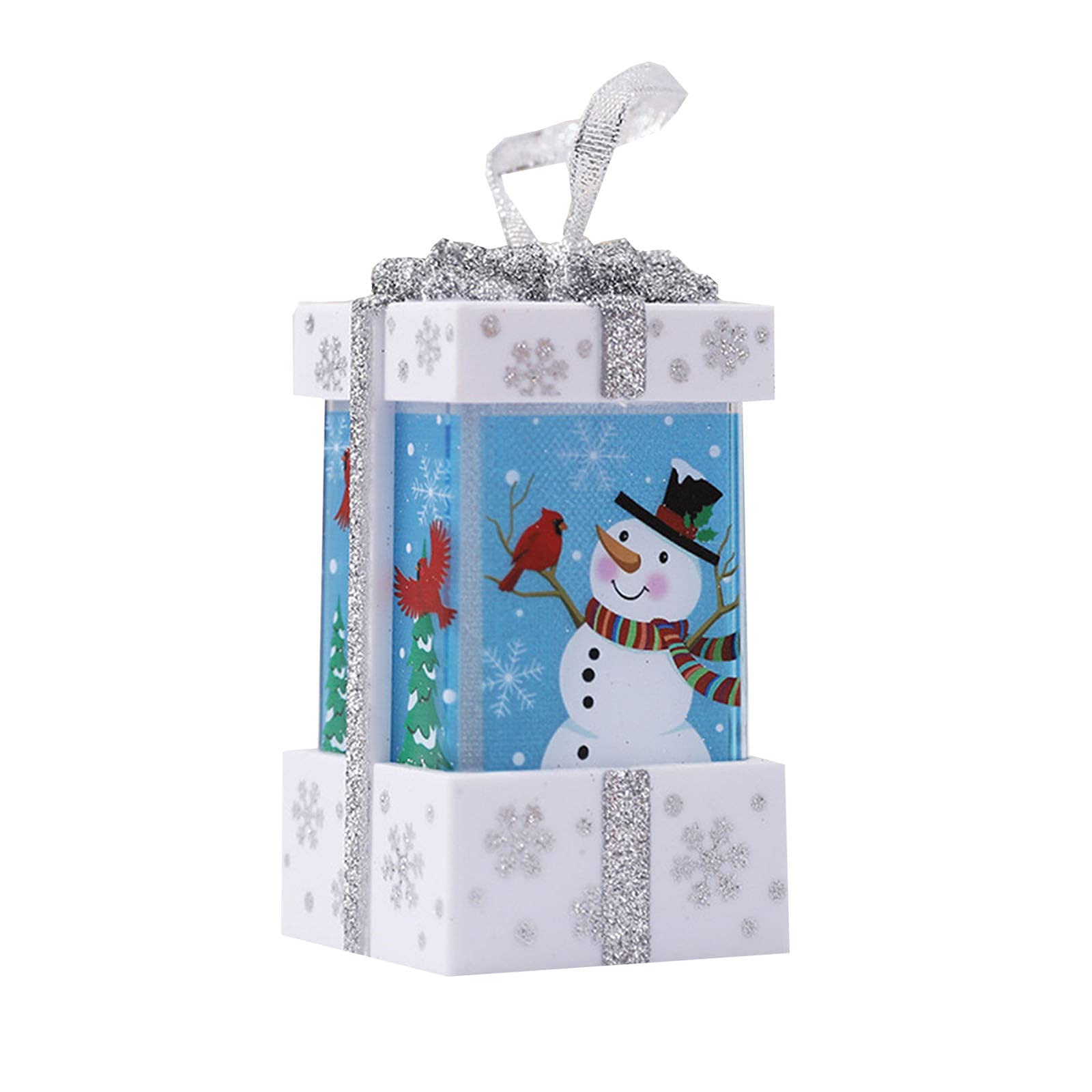 Christmas Lantern Candlestick Lamp - Decorative LED Night Light with Windproof Design for Holiday Home Decor, Outdoor & Indoor Use