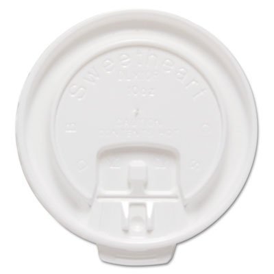 SOLO Cup Company Liftback & Lock Tab Cup Lids for Foam Cups - Fits 10 oz Trophy Cups, 2000 Count (DLX10R) | Perfect for Parties, Events, and Food Service Businesses