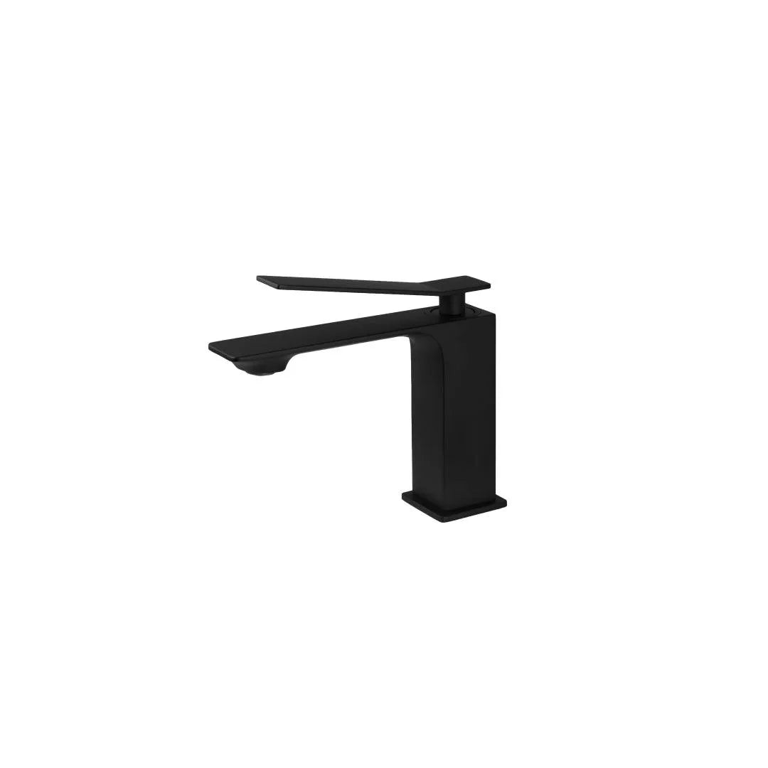 Premium Bathroom Sink Faucet B11223 - Modern Waterfall Spout, Single Handle, Brushed Nickel Finish - Perfect for Home, Hotel & Commercial Bathrooms