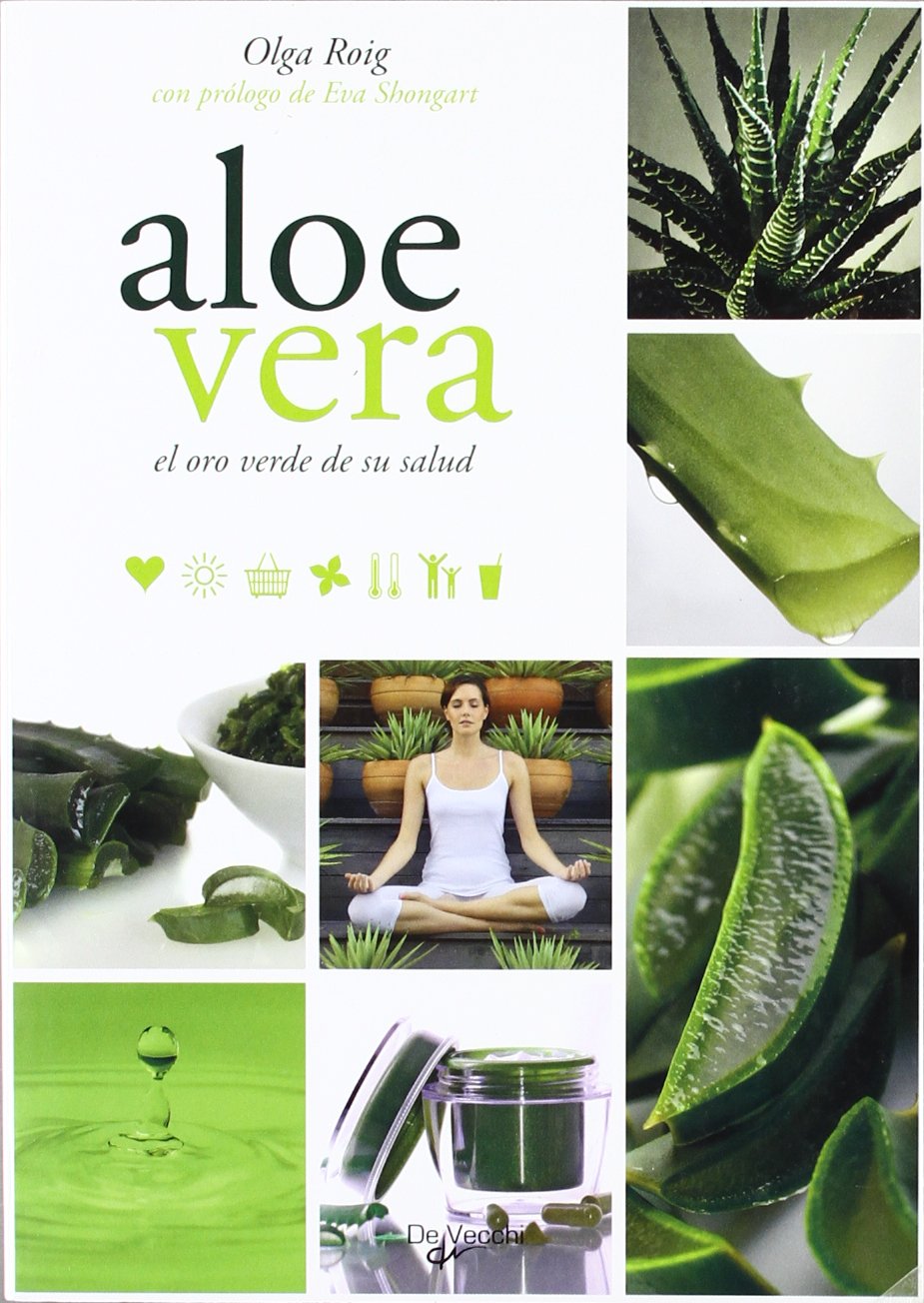 Organic Aloe Vera Gel for Skin Care - 100% Pure & Natural, Soothes Sunburn, Hydrates & Heals - Ideal for Face, Body & Hair Care - Spanish Edition (Salud)