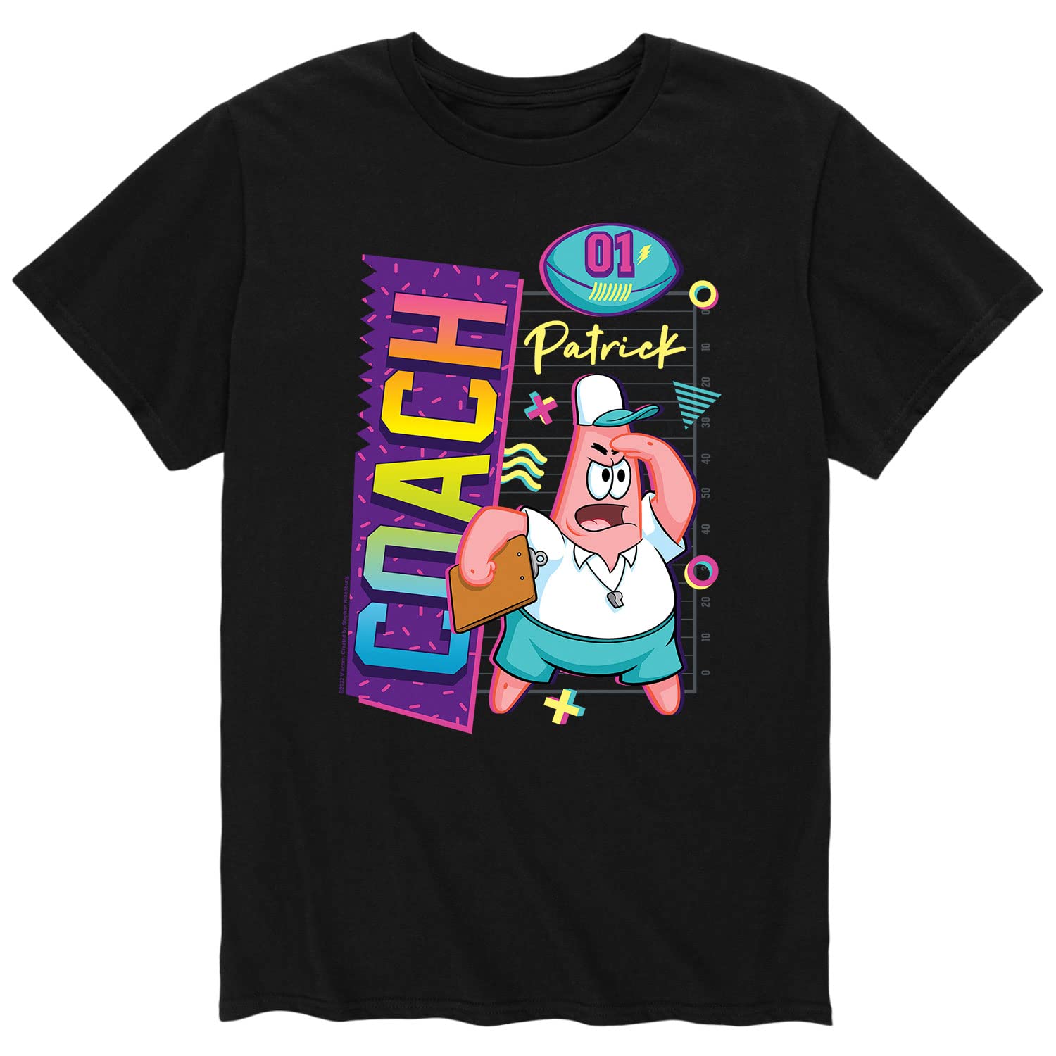HYBRID APPAREL Spongebob Squarepants Bubble Bowl Super Band Men's Graphic T-Shirt - Cool Cartoon Short Sleeve Tee for Casual Wear, Gifts & Pop Culture Fans