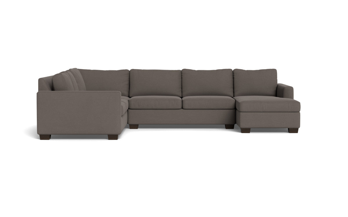 Track 141 Corner Sectional Sofa with Right Chaise Lounge - Modern L-Shaped Couch for Living Room, Family Room & Home Theater Comfort