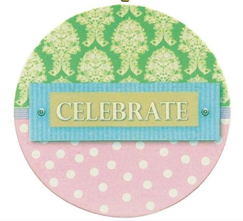 Pink and Green Fun Design Ceiling Fan Light Pull - Decorative Pull Chain for Ceiling Fans, Lamps & Home Decor - Perfect for Bedroom, Living Room, and Kids Room