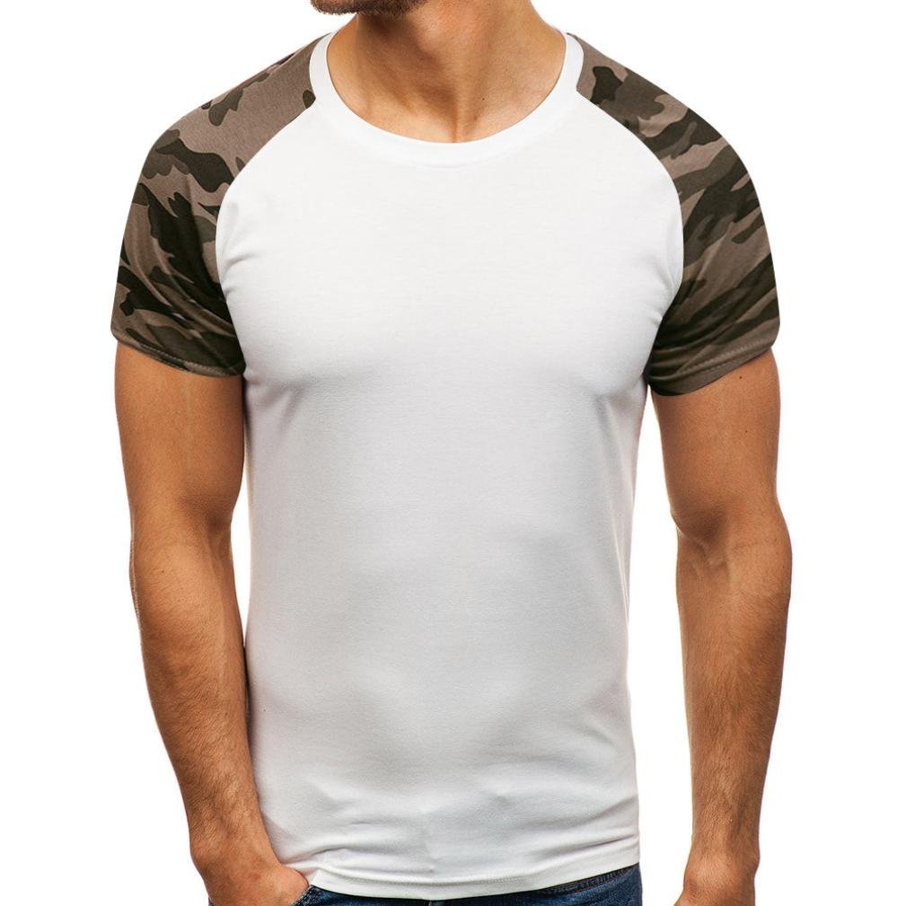 iHPH7 Men's Casual Slim Fit Short Sleeve Baseball T-Shirt - Breathable Comfort Tee for Summer, Sports & Streetwear Fashion
