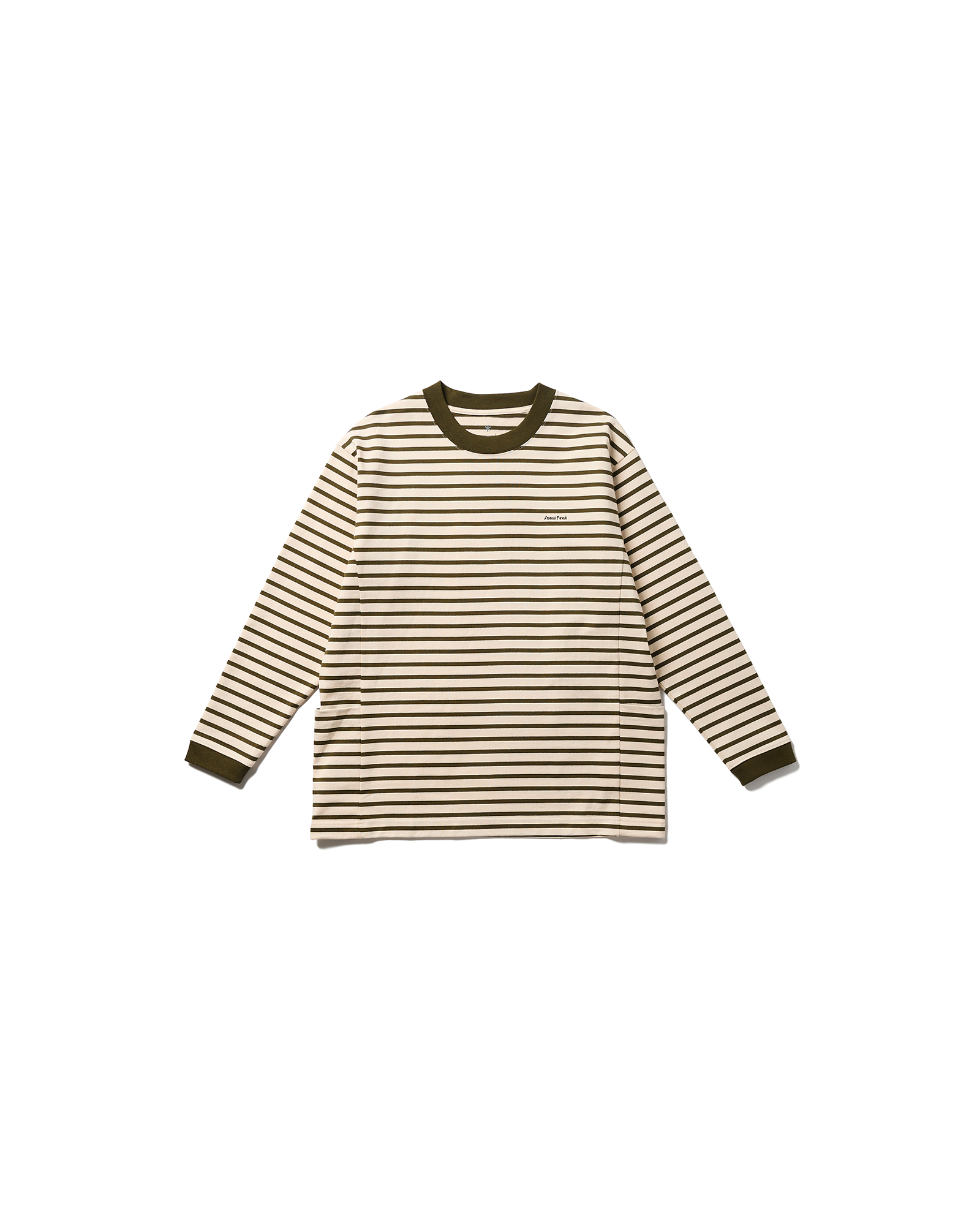 Premium Heavyweight Cotton Long Sleeve T-Shirt with Contrast Border - Comfortable Casual Wear for Men & Women | Perfect for Everyday Outfits, Layering and Outdoor Activities
