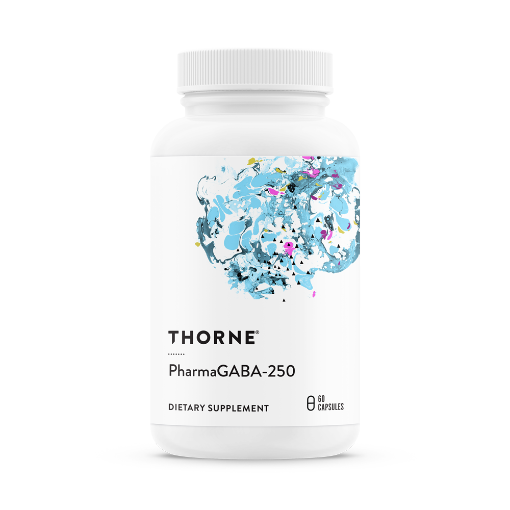 Tho Pharma GABA 250mg - 60 Vegan Capsules for Stress Relief, Anxiety & Sleep Support - Natural Calm Supplement for Relaxation & Mental Clarity (Use Daily for Work, Study or Nighttime Relaxation)