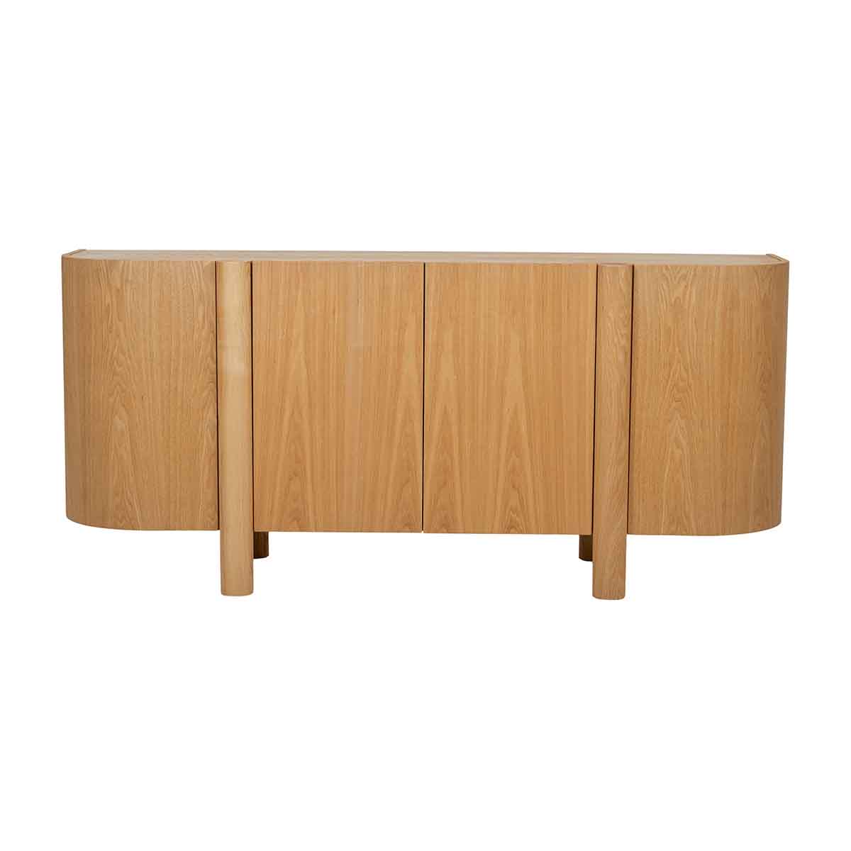 Globe West Artie Buffet - Modern Wood Sideboard with Storage for Dining Room & Living Room - Perfect for Entertaining & Home Organization