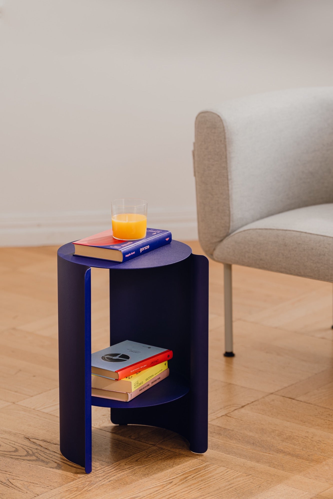 Butter Yellow Side Table - Modern Accent End Table for Living Room, Bedroom, or Office - Small Nightstand with Sturdy Metal Frame & Wooden Top - Perfect for Coffee, Books, and Decor