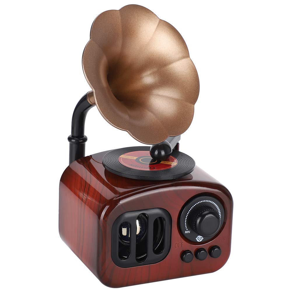 Vintage Retro Music Box - Phonograph-Shaped Desktop Decor for Home & Gifts