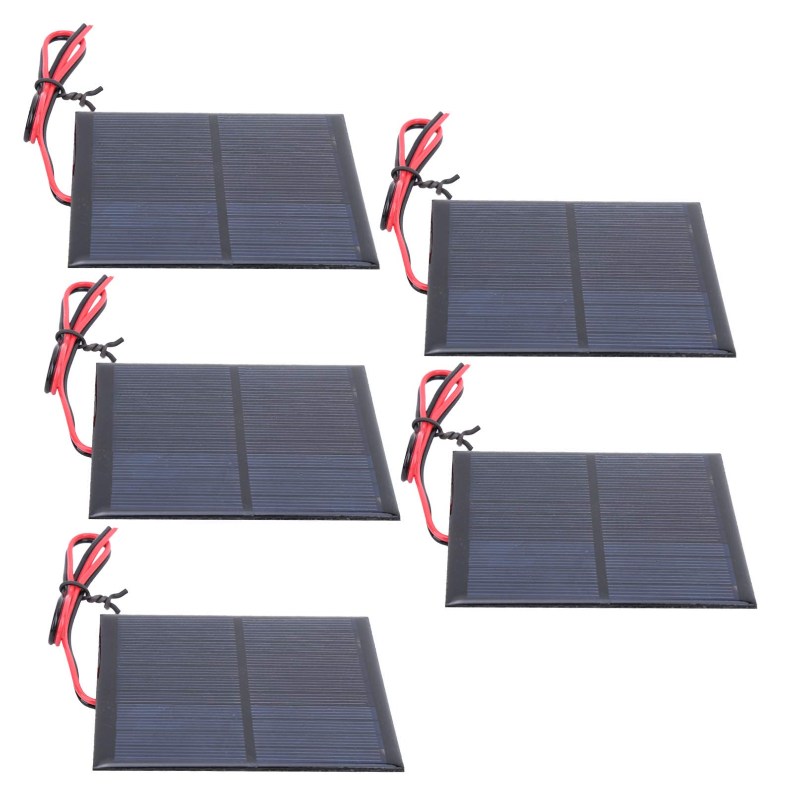 5Pcs Solar Power Board - High Efficiency Mini Solar Panel for Solar Lawn Lights, Landscape Lighting & Industrial Solar Chargers | DIY Solar Projects, Outdoor Garden & Home Decor