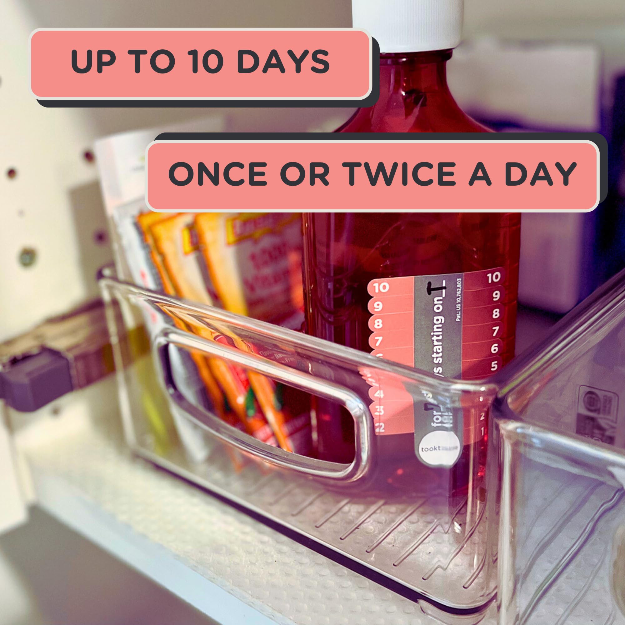 10-Day Tracking Stickers for Vitamins & Medications - Smart Pill Organizer with AM/PM Slots - Daily & Weekly Medicine Tracker for Pills, Supplements & Vitamins | Perfect for Travel, Elderly Care & Medication Management