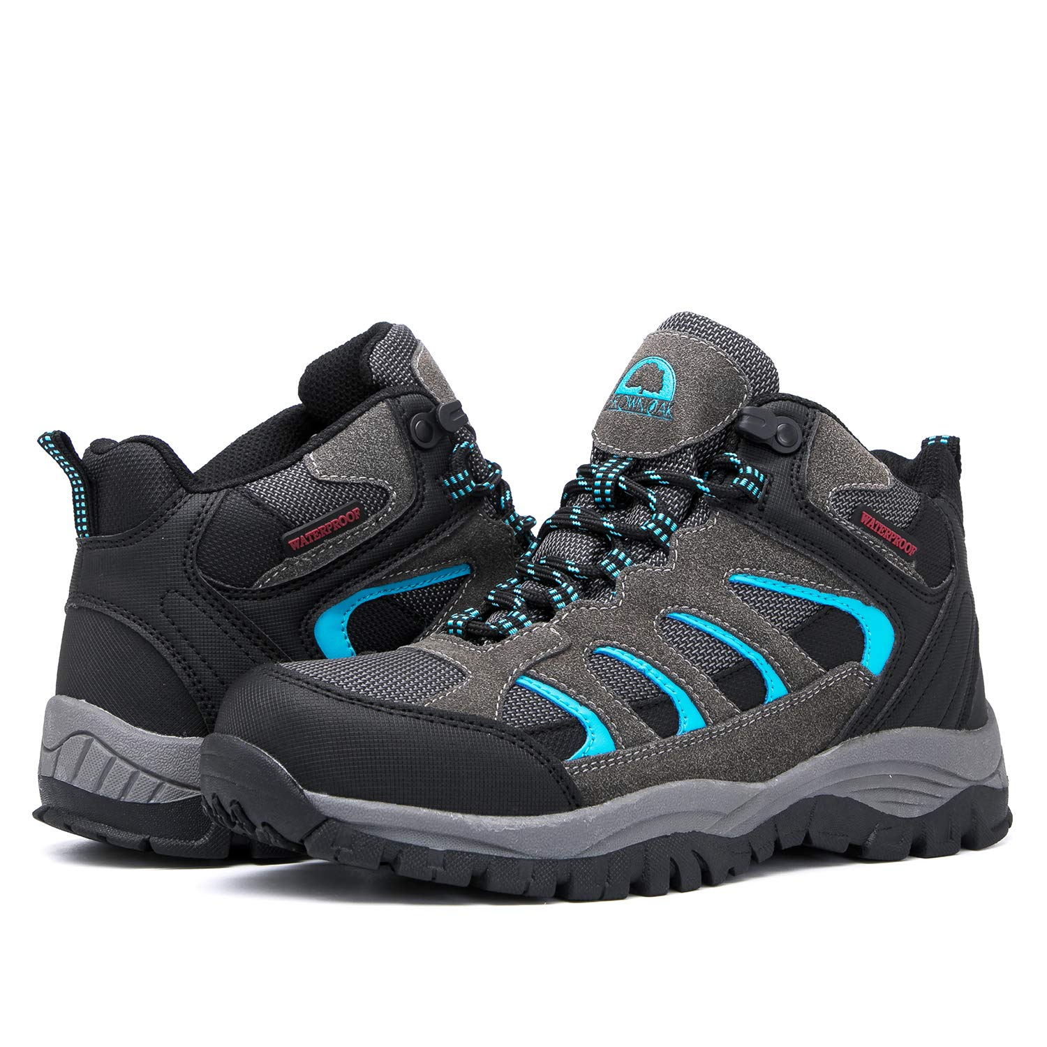 Women's Waterproof Hiking Boots - Brown Oak Outdoor Trekking & Camping Shoes for Backpacking, Work & Casual Wear | Durable & Comfortable for All-Day Adventures