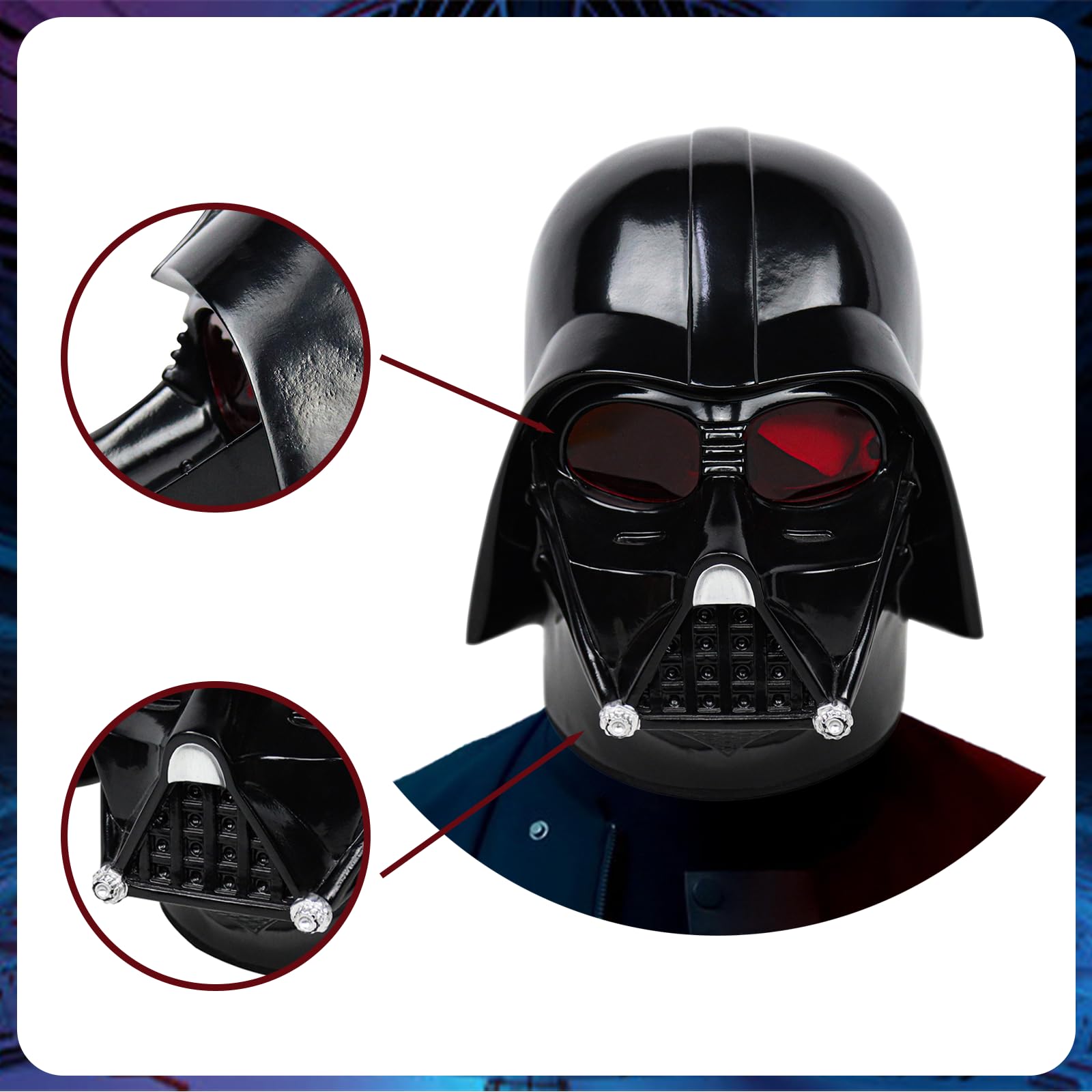 Darth Vader Helmet Black Series - Star Wars Cosplay & Halloween Costume
