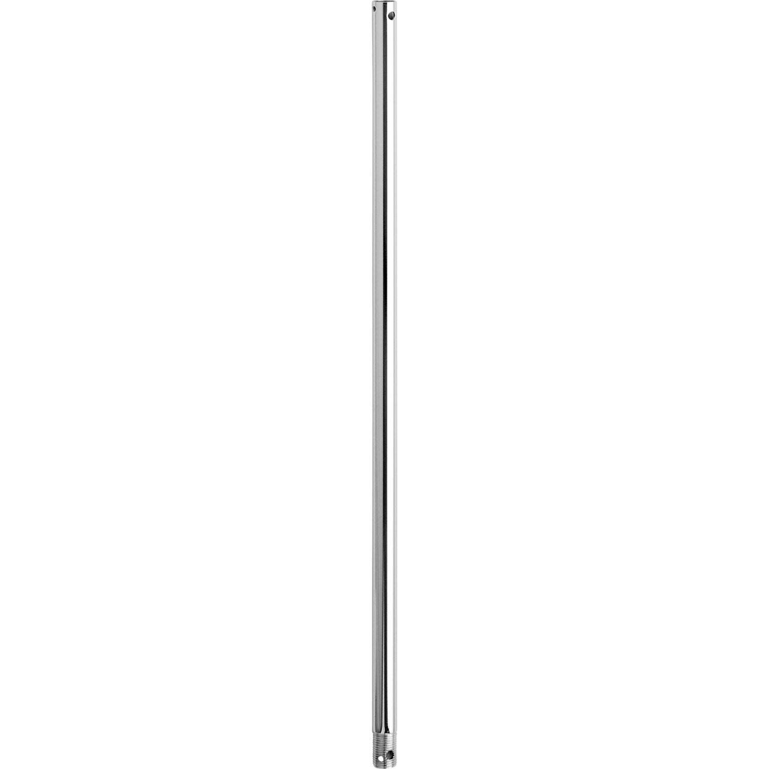 24 Inch Universal Downrod in Chrome Finish - Perfect for Ceiling Fans, Pendant Lights, and Chandeliers