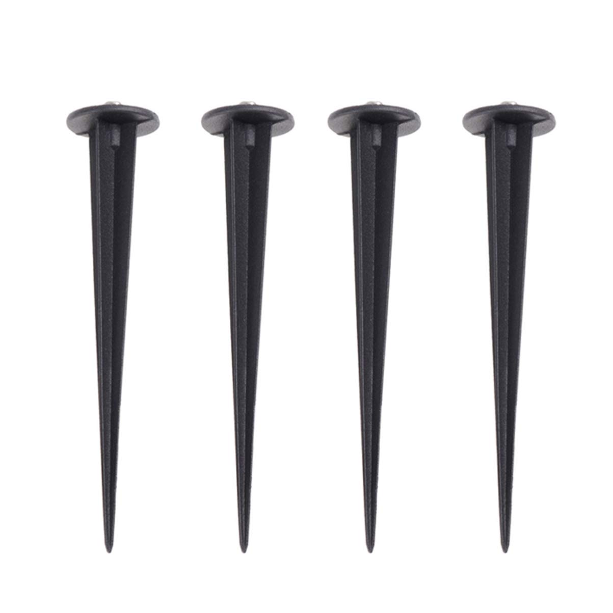 4pcs Solar Path Light Replacement Stakes with M5 Screw - Durable Ground Stake Accessories for Solar Lights - Perfect for Walkway, Patio, Garden & Yard Decoration