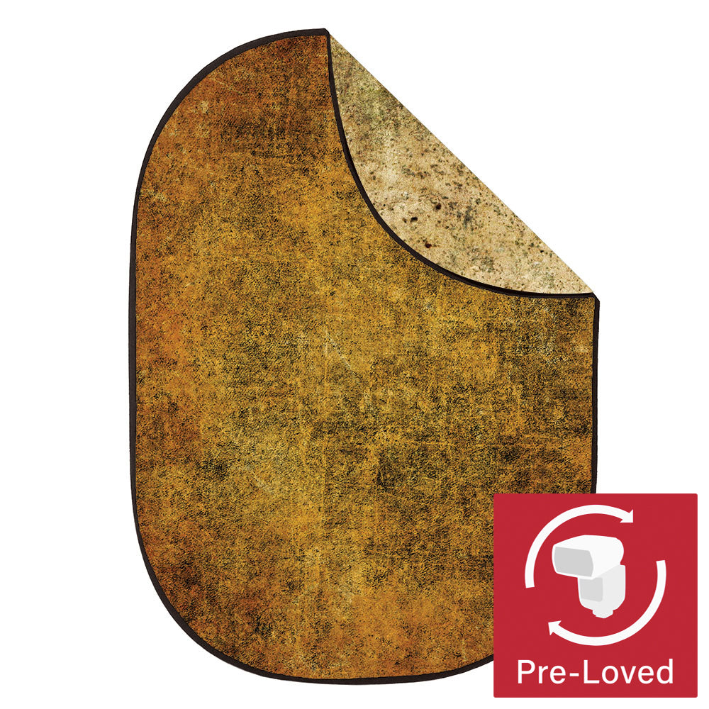 1.5x2m Oldbury Series Double Sided Textured Collapsible Photography Backdrop (Vintage Brown) - Perfect for Portrait, Product, and YouTube Video Shooting