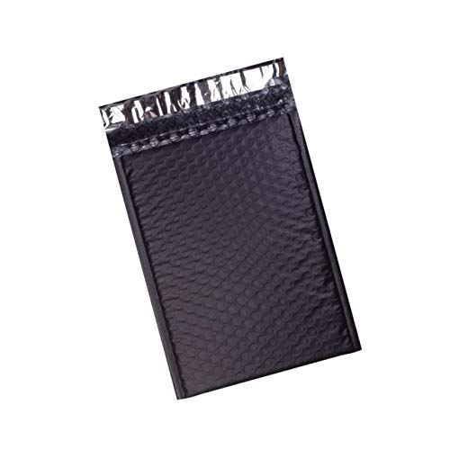 ProLine #0 Extra Wide 6.5x10 Inches Black Poly Bubble Mailers - 1000 Pack of Padded Shipping Envelopes for Ecommerce, Small Packages & Online Business | Durable Protective Mailing Bags for Safe Product Delivery