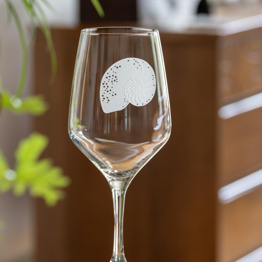 Premium Nautilus 19.75oz All-Purpose Wine Glasses Set of 12 - Stemless Crystal Clear Glassware for Red Wine, White Wine, Cocktails & Beverages - Perfect for Dinner Parties, Weddings & Home Entertaining