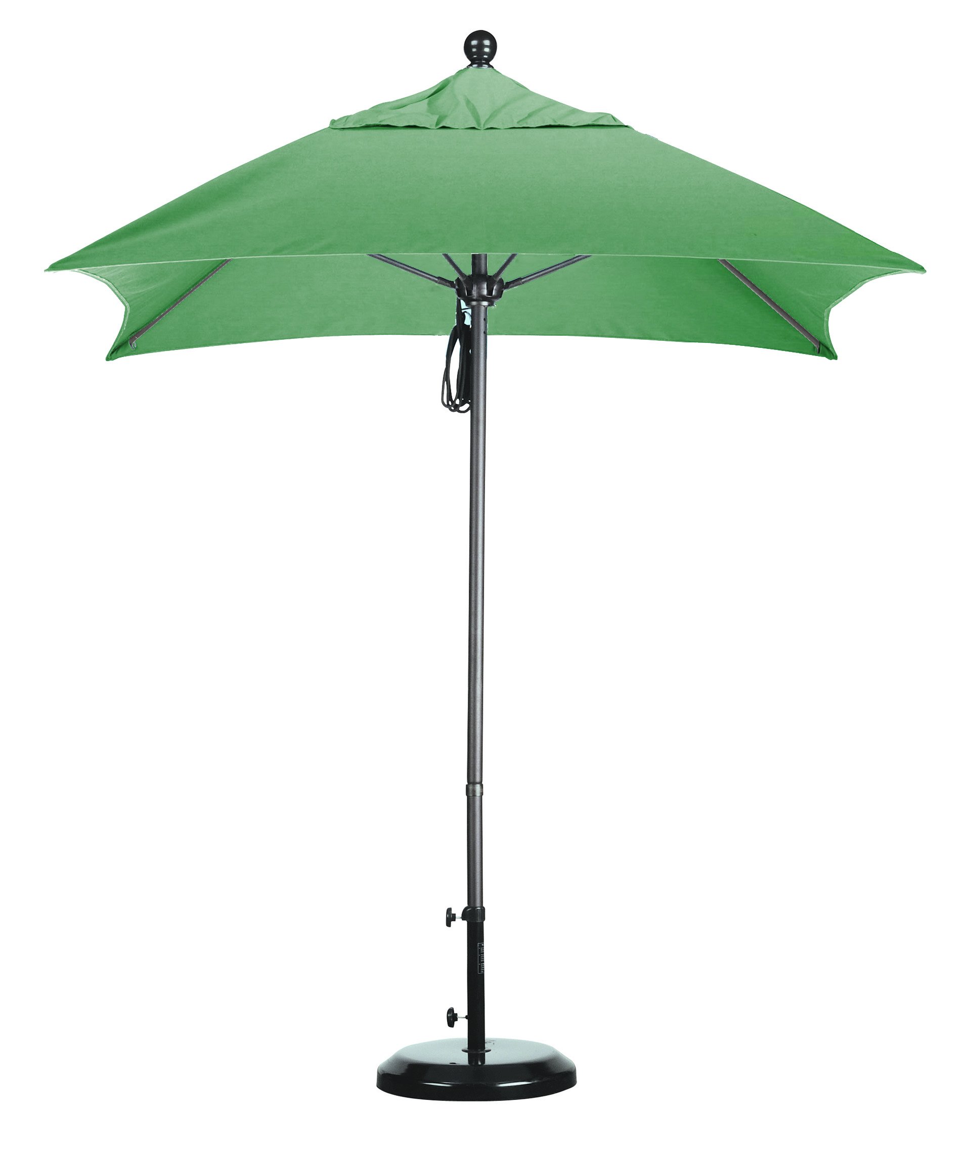 California Umbrella 6 ft. Aluminum Frame Sunbrella Double Vent Patio Umbrella - UV Protection Outdoor Shade for Poolside, Backyard, Garden & Patio Furniture