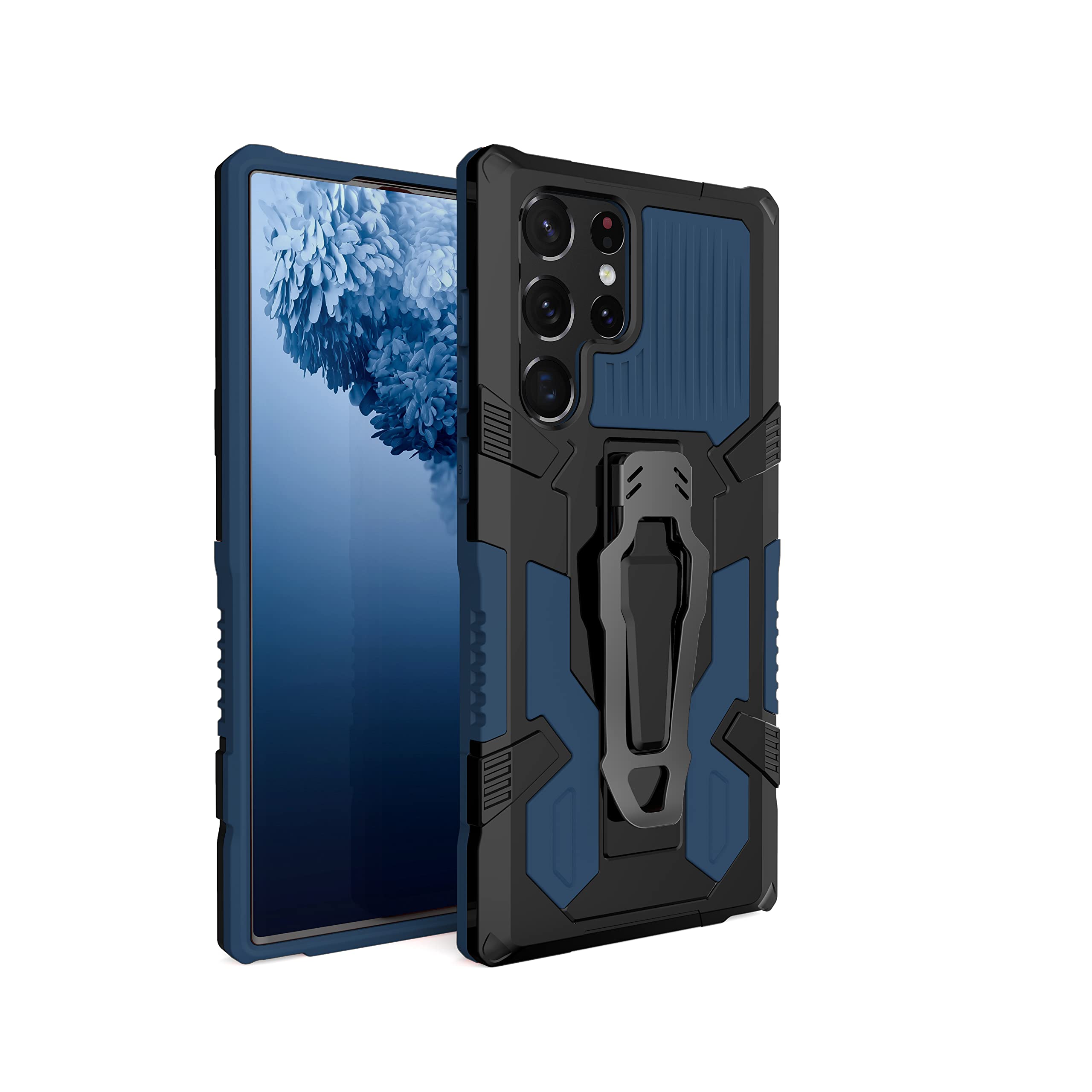 Military Grade Armor Case for Samsung Galaxy Note 10 - Shockproof Dual Layer Full Body Protection with Built-in Kickstand & Metal Belt Clip | Perfect for Outdoor, Work & Travel Use