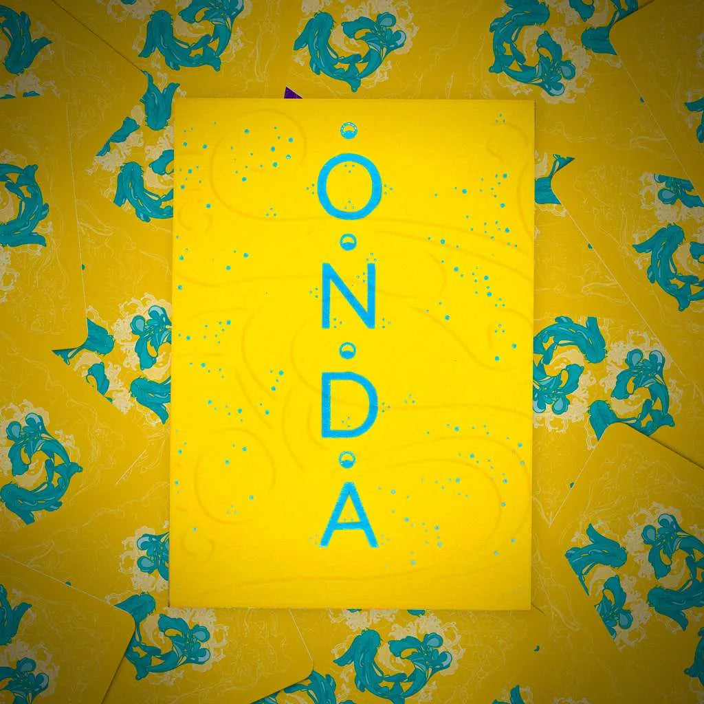 Premium Onda Playing Cards - Yellow Deck for Poker, Magic Tricks & Card Games | Durable & Stylish Design for Casino Nights, Parties & Family Fun