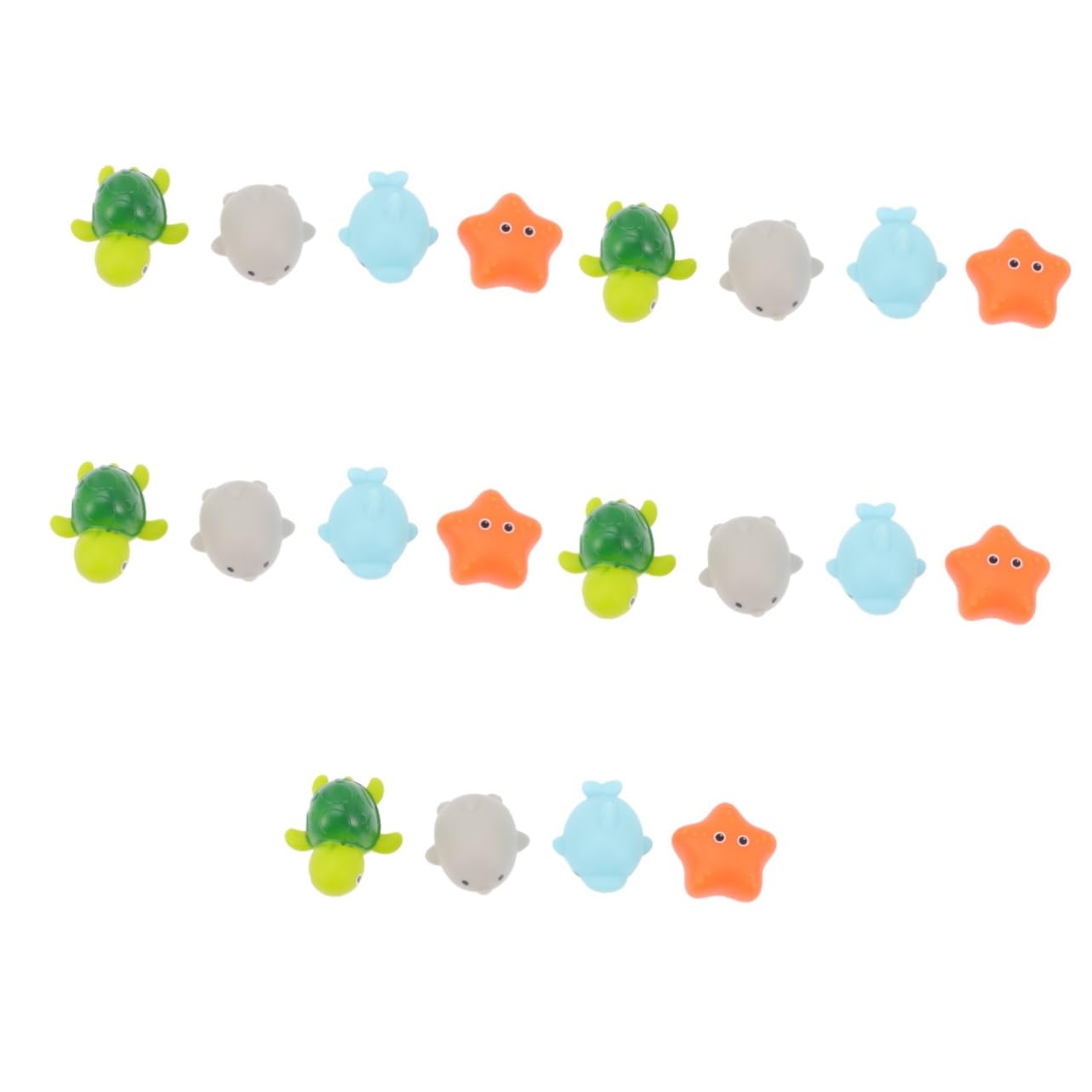 HEMOTON 20-Pack LED Bath Toys for Kids - Glow in The Dark Floating Water Toys for Bathtub Fun, Pool & Sensory Play - Perfect Toddler Bath Time & Swimming Pool Activity Toys