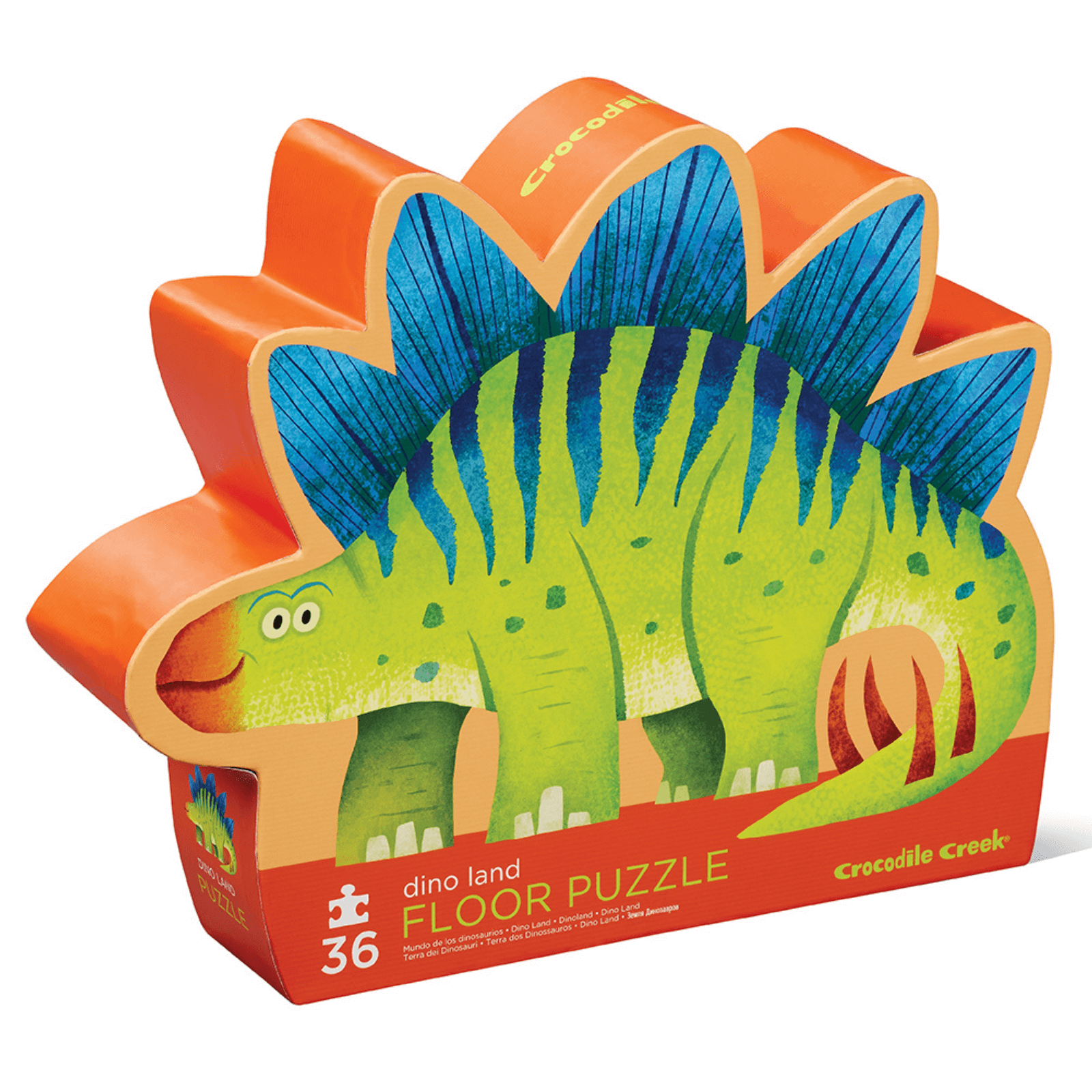 Crocodile Creek Classic 36-Piece Dinosaur Floor Puzzle for Kids - Fun Educational Toy for Preschool Learning & Playtime Activities