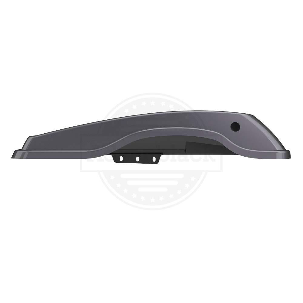 Moto Onfire Motorcycle Saddlebag Lids Replacement - Compatible with Harley Touring Street Glide & Road Glide Special 2014-2020 Models (Smoke Gray) - Durable ABS Plastic, Weatherproof Design for Long Rides & Road Trips