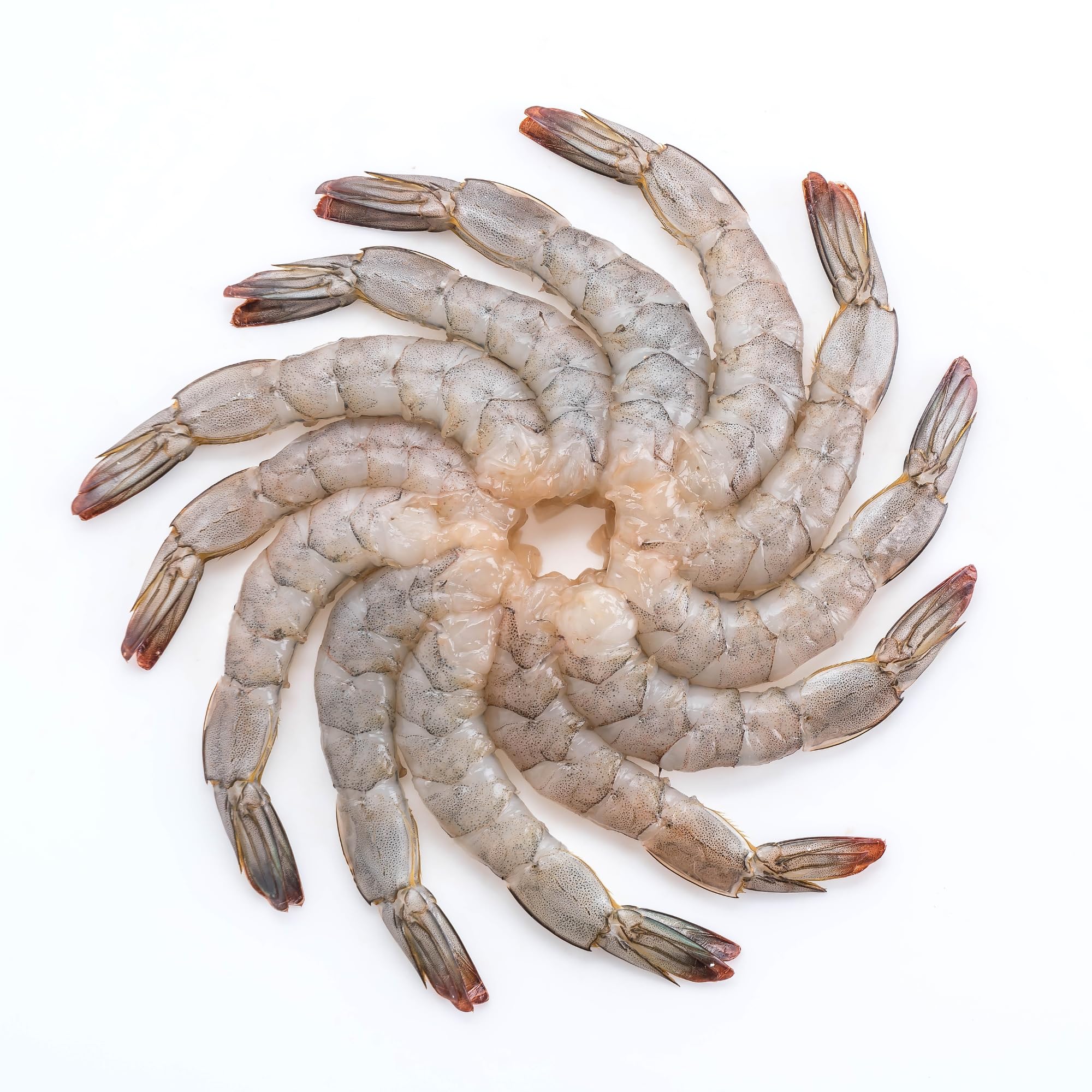 Today Gourmet Foods of NC - Uncooked Black Tiger Shrimp, Shell On & Headless, 16/20 Count (5lb Package) - Perfect for Grilling, Seafood Boils & Pasta Dishes