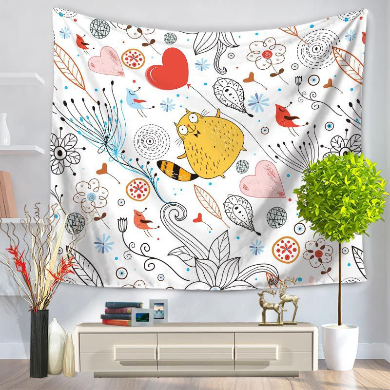 GT1056 Sandy Beach Tapestry - Lightweight Wall Hanging Decor, Boho Room Aesthetic for Bedroom, Living Room & Dorm | Beach Theme Home Decoration