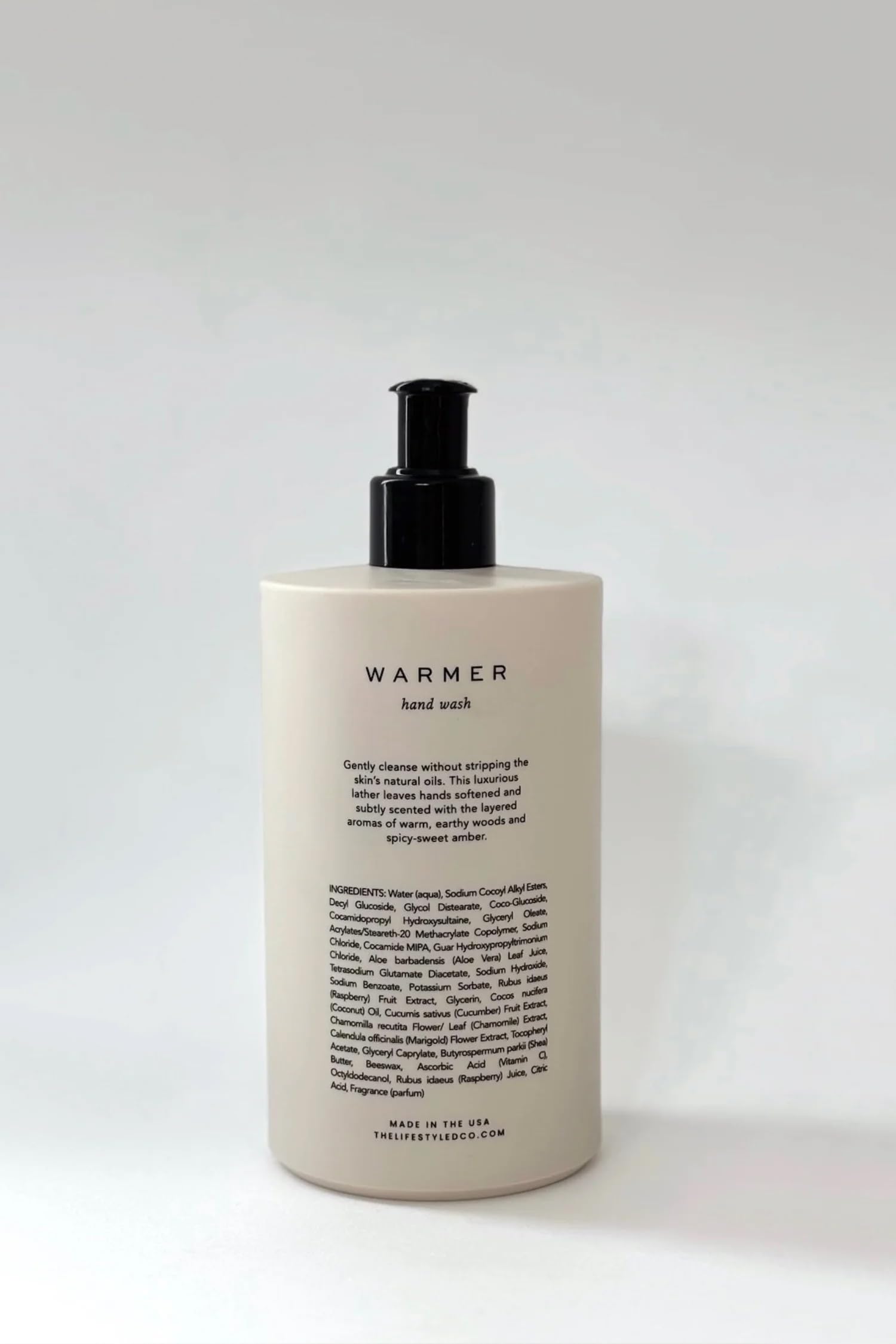 THE LIFESTYLED CO Moisturizing Hand Soap with Warm Cleansing - Gentle for Dry Skin, Perfect for Kitchen, Bathroom & Office Use