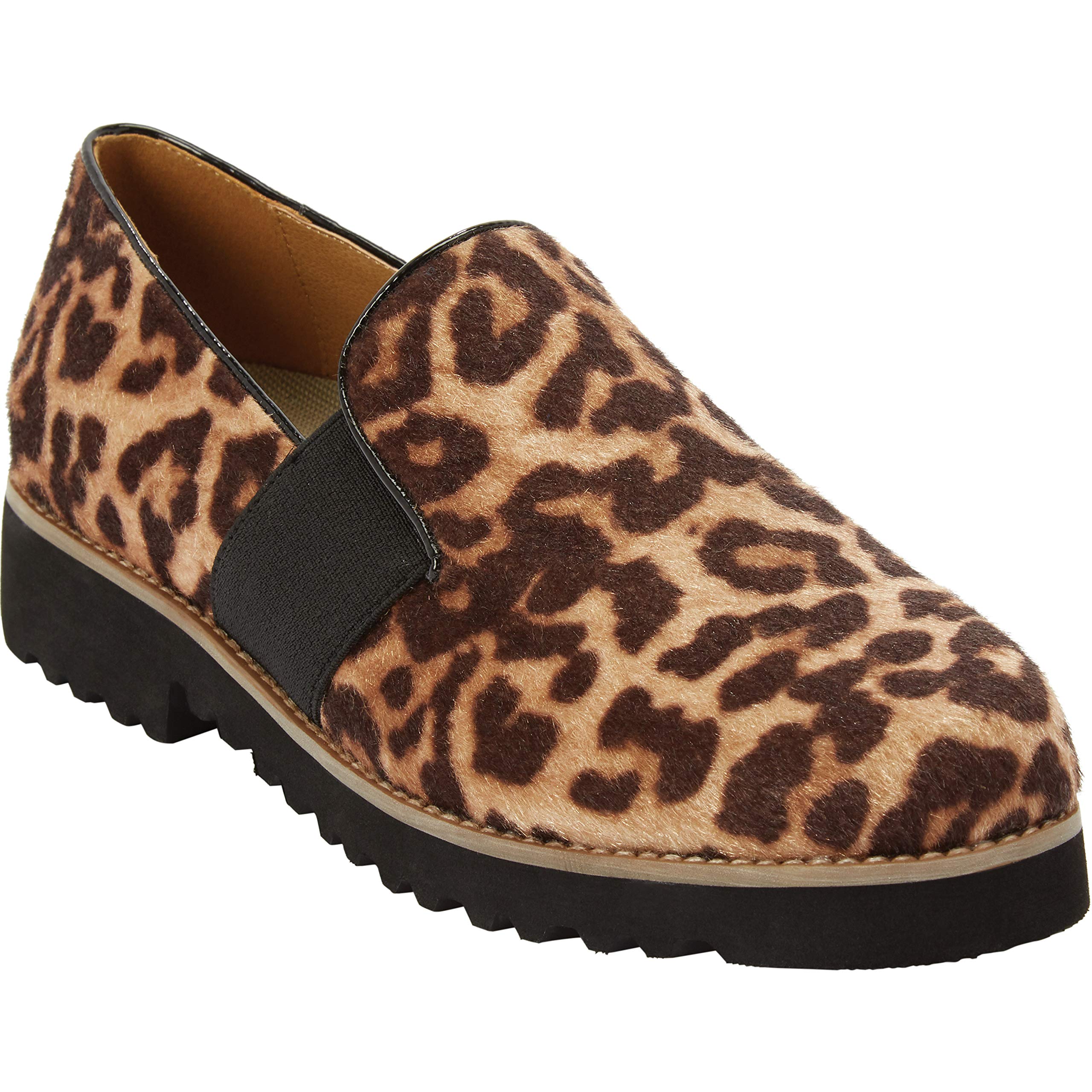 Comfortview Women's Wide Width The Taren Flat - Comfortable Slip-On Shoes for Work, Travel & Everyday Wear